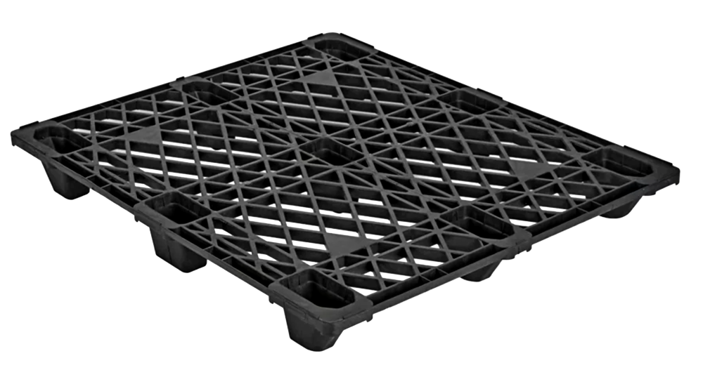 black plastic nestable pallet