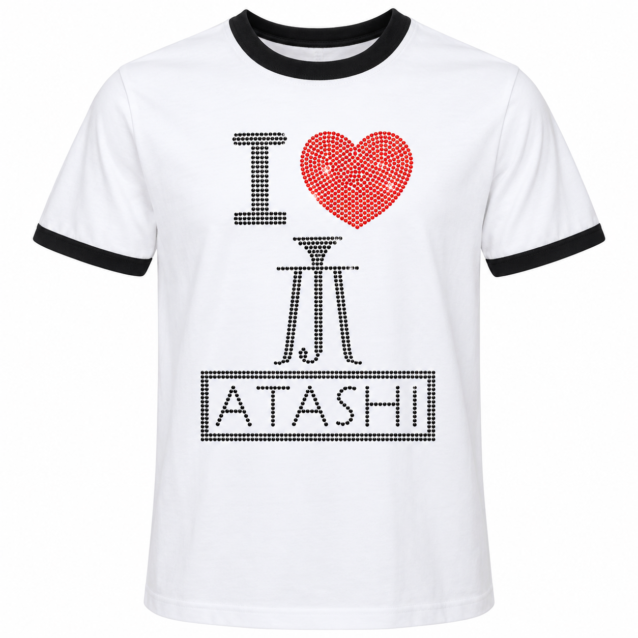 I Heart ATASHI Bling Ringer Tee