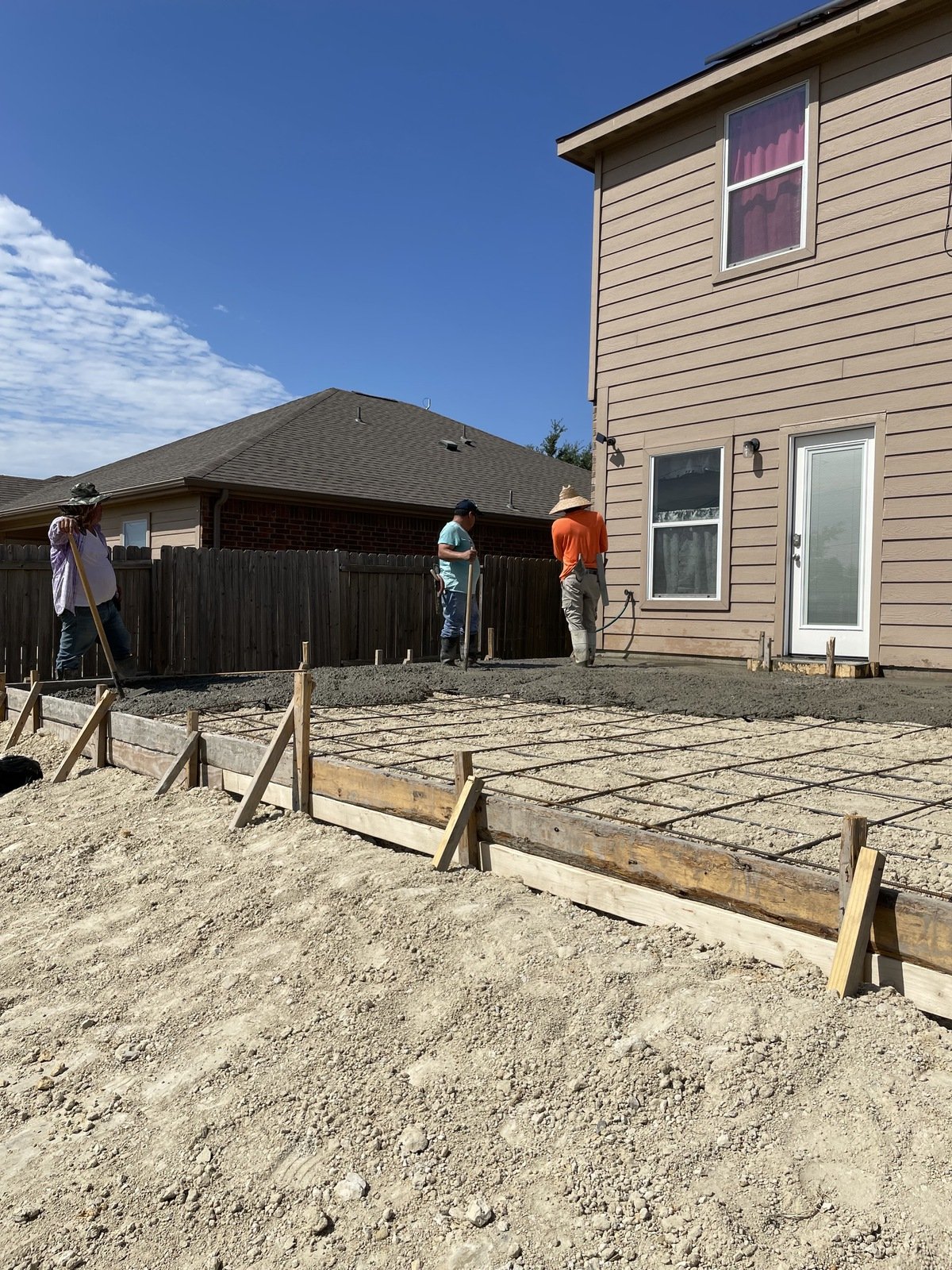Concrete Pad Construction