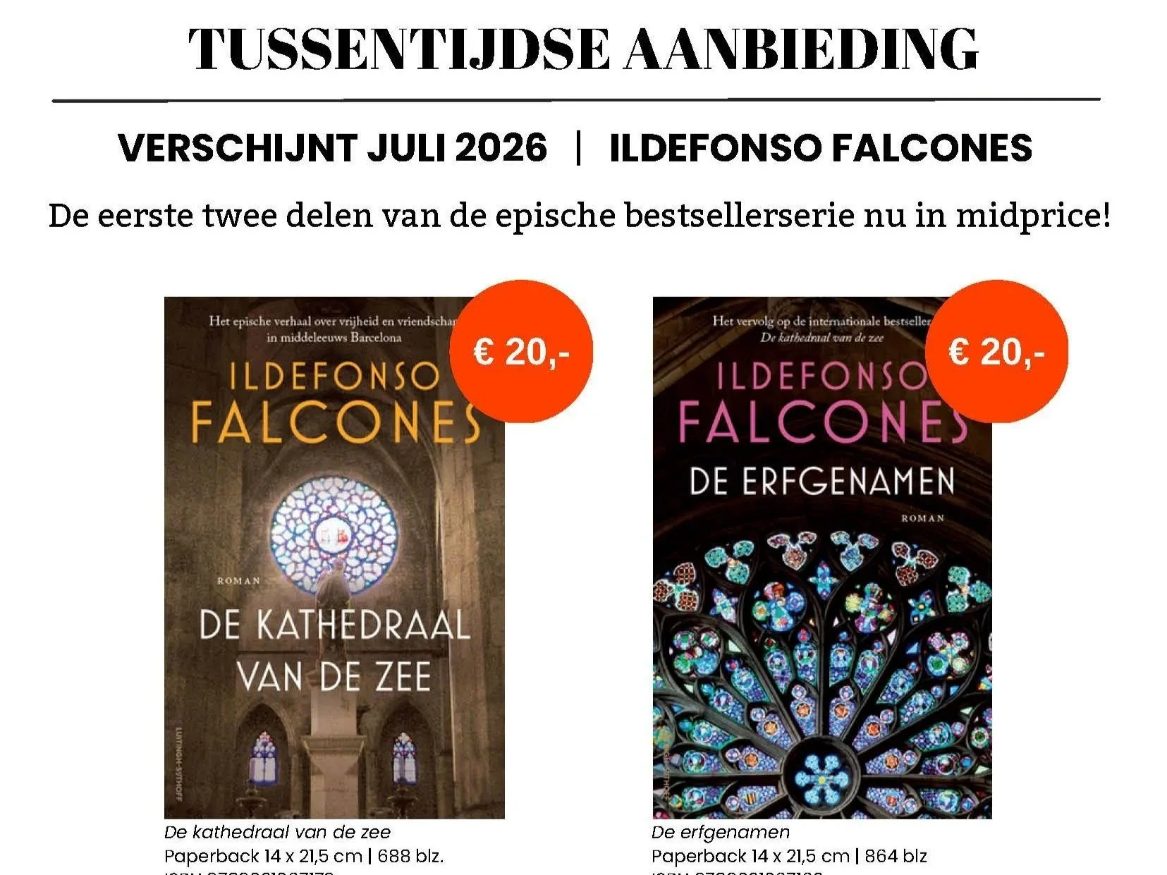 Tussentijdse aanbieding - Falcones