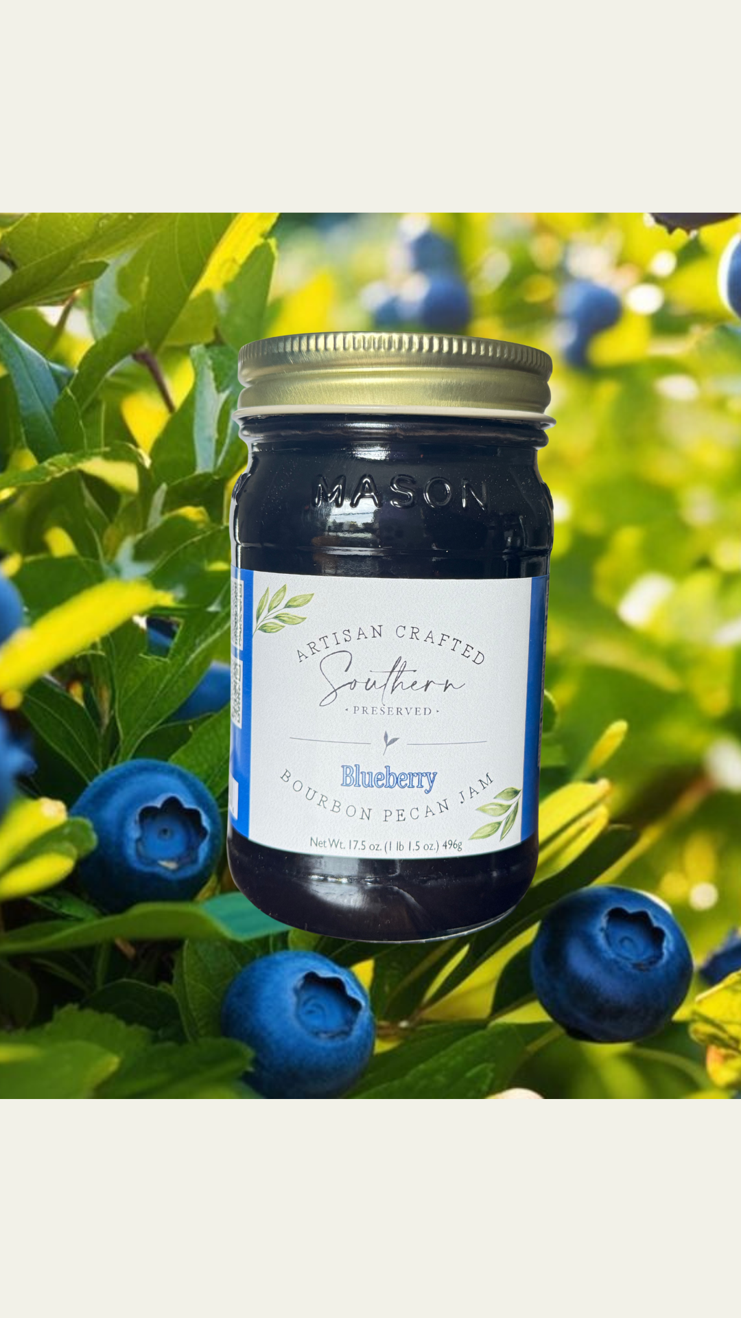 Blueberry Bourbon Pecan Jam