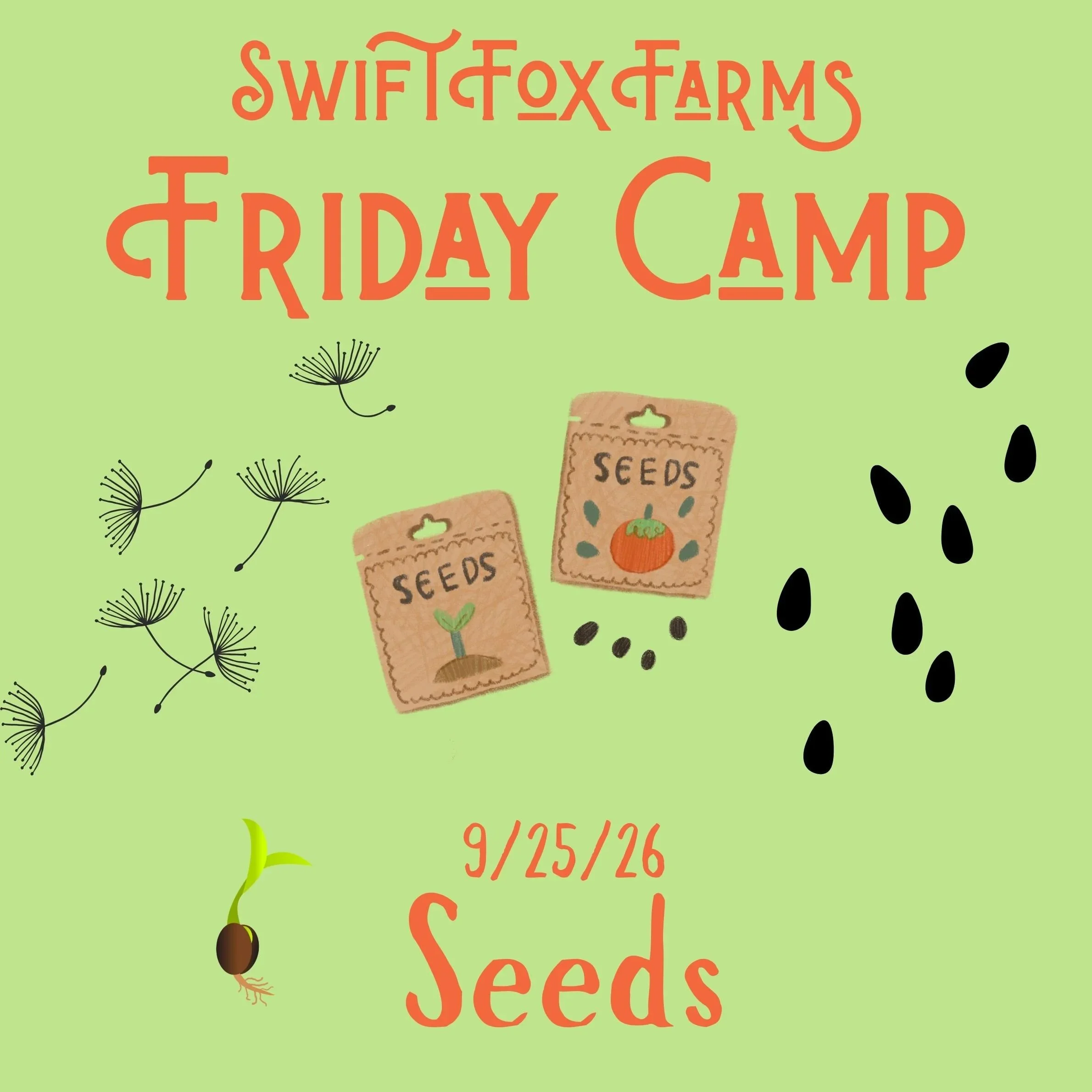 Fall Camp: 9/25 Seeds