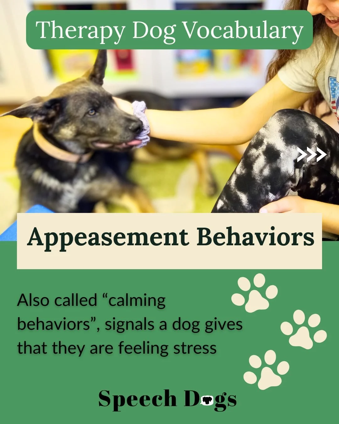 Any of these terms new to you?🐕&zwj;🦺 Drop your answer in the comments below!

Ready to take the next step toward adding a therapy animal to your practice to safely and effectively improve client outcomes?  Check out the resources on the Speech Dog