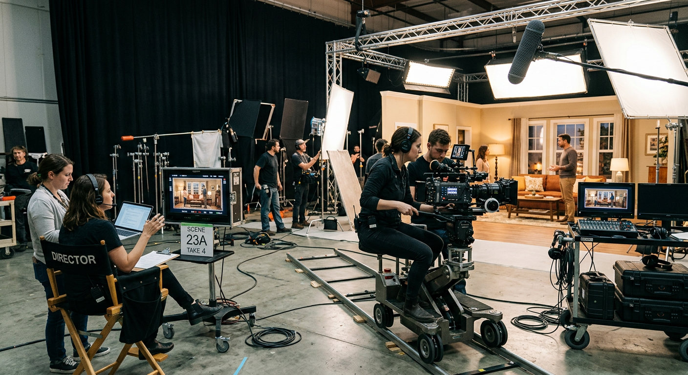 What a Real Commercial Shoot Day Looks Like