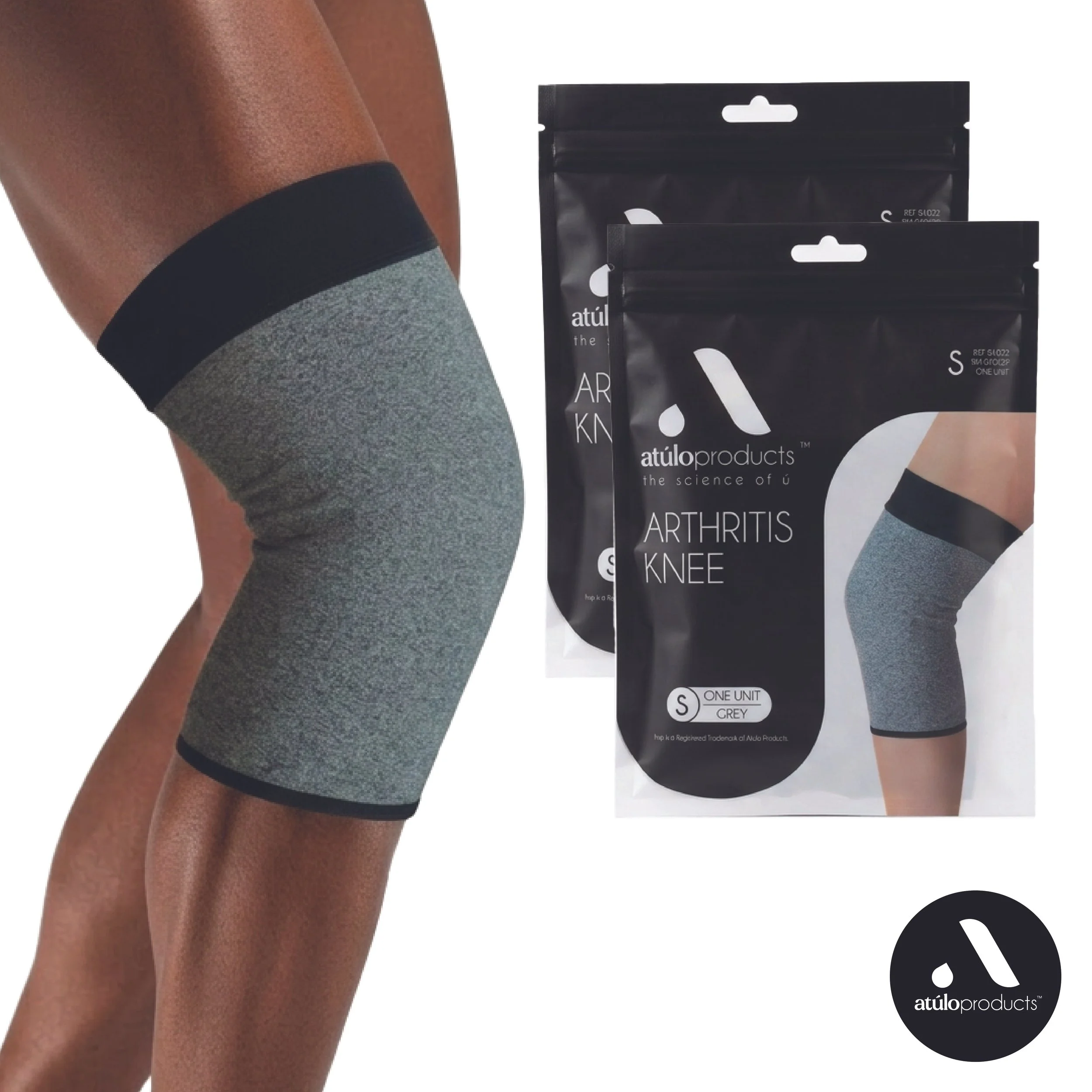 Atúlo Arthritis Knee, Gray 2-pack