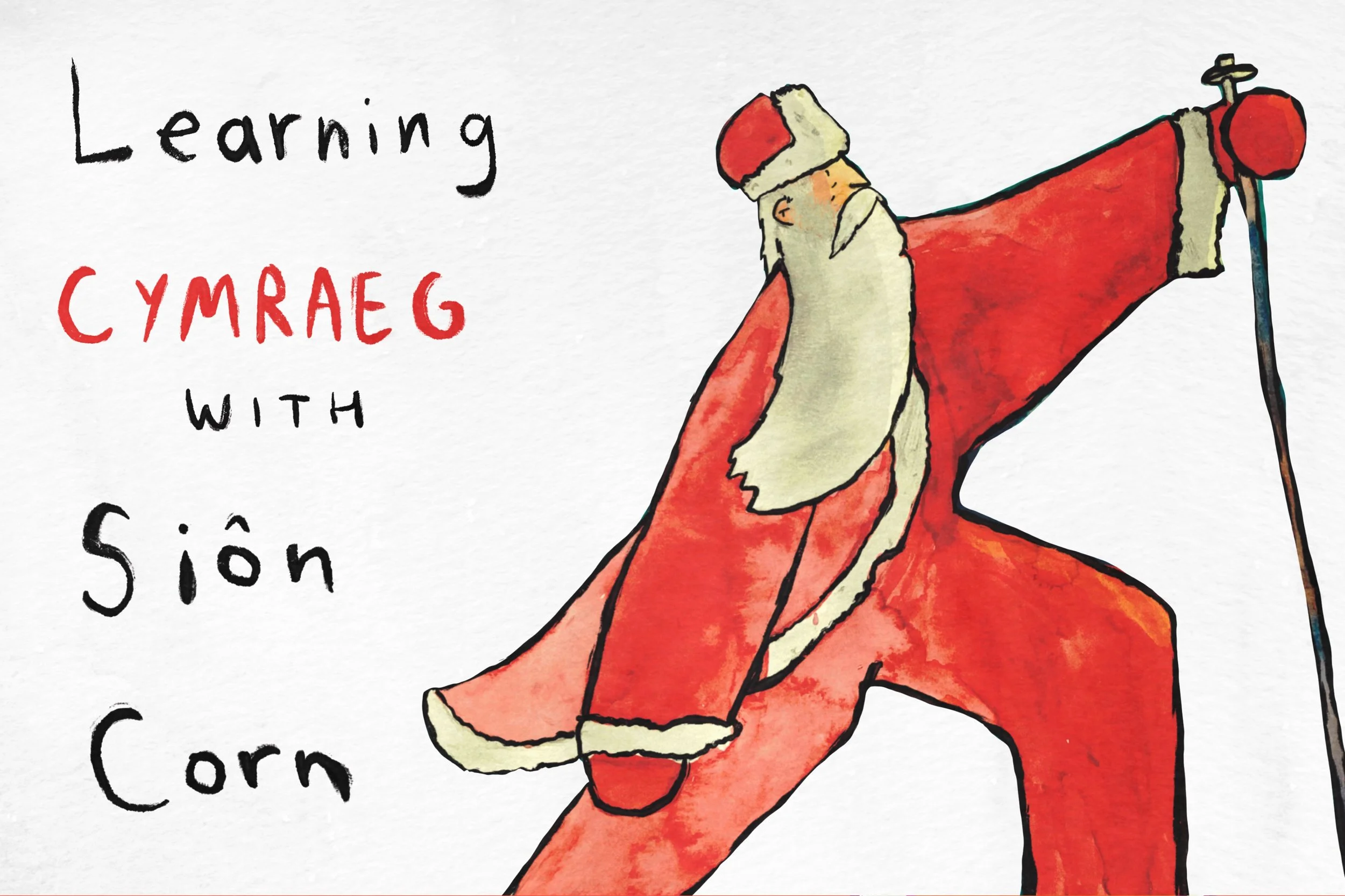 Learning Cymraeg with Siôn Corn