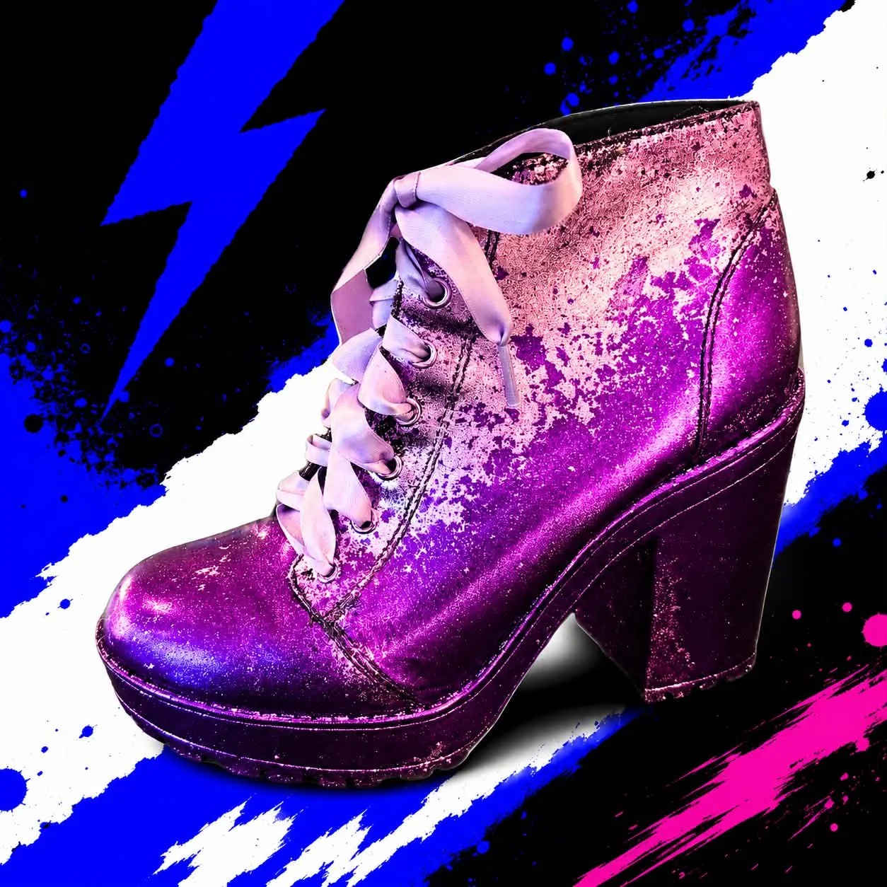 pink and purple ombra boots.JPG