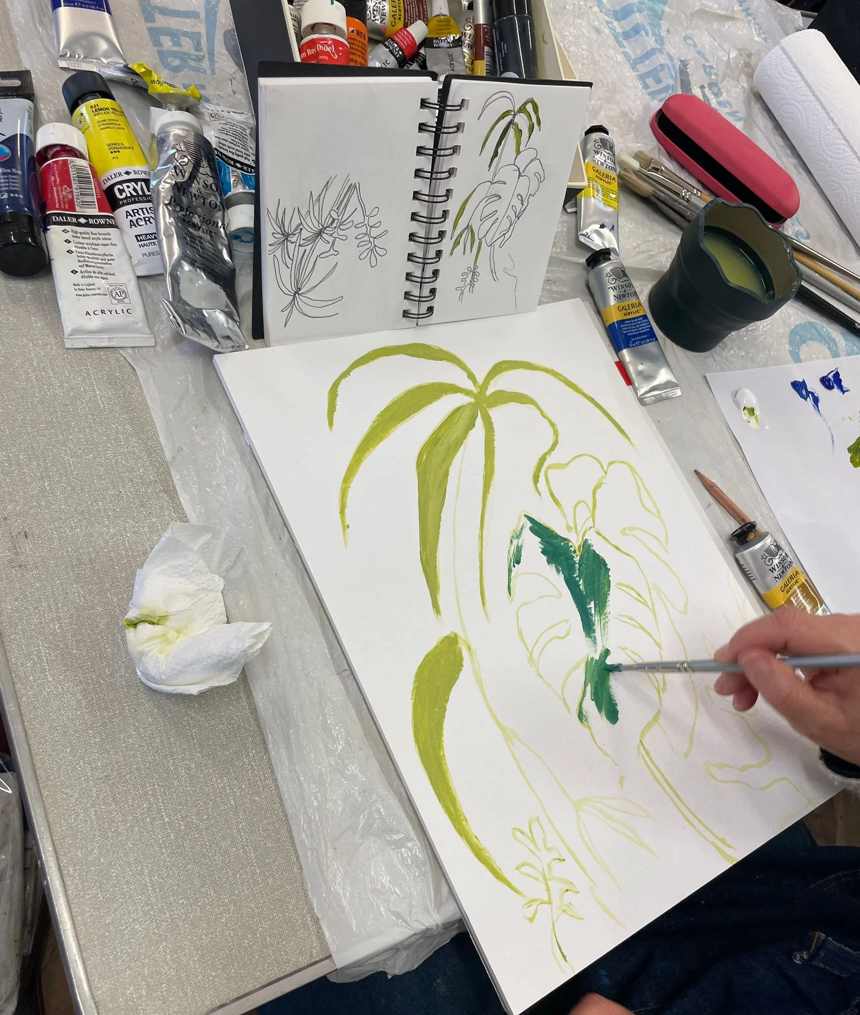Social Art Club - Painting with Claudia Dharamshi