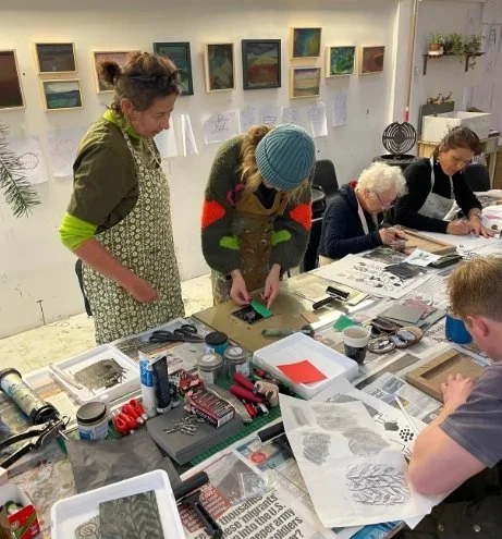 Linocut Printmaking Workshops with Emma Drake