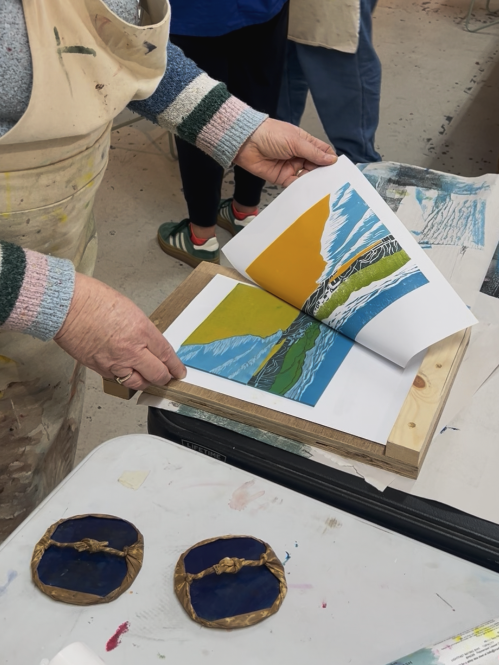 Linocut Printmaking Workshops with Emma Drake