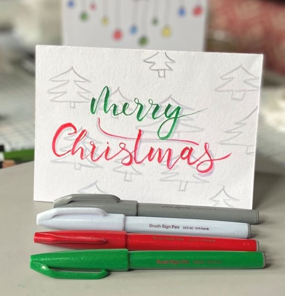 Christmas Calligraphy with Nicki Darling