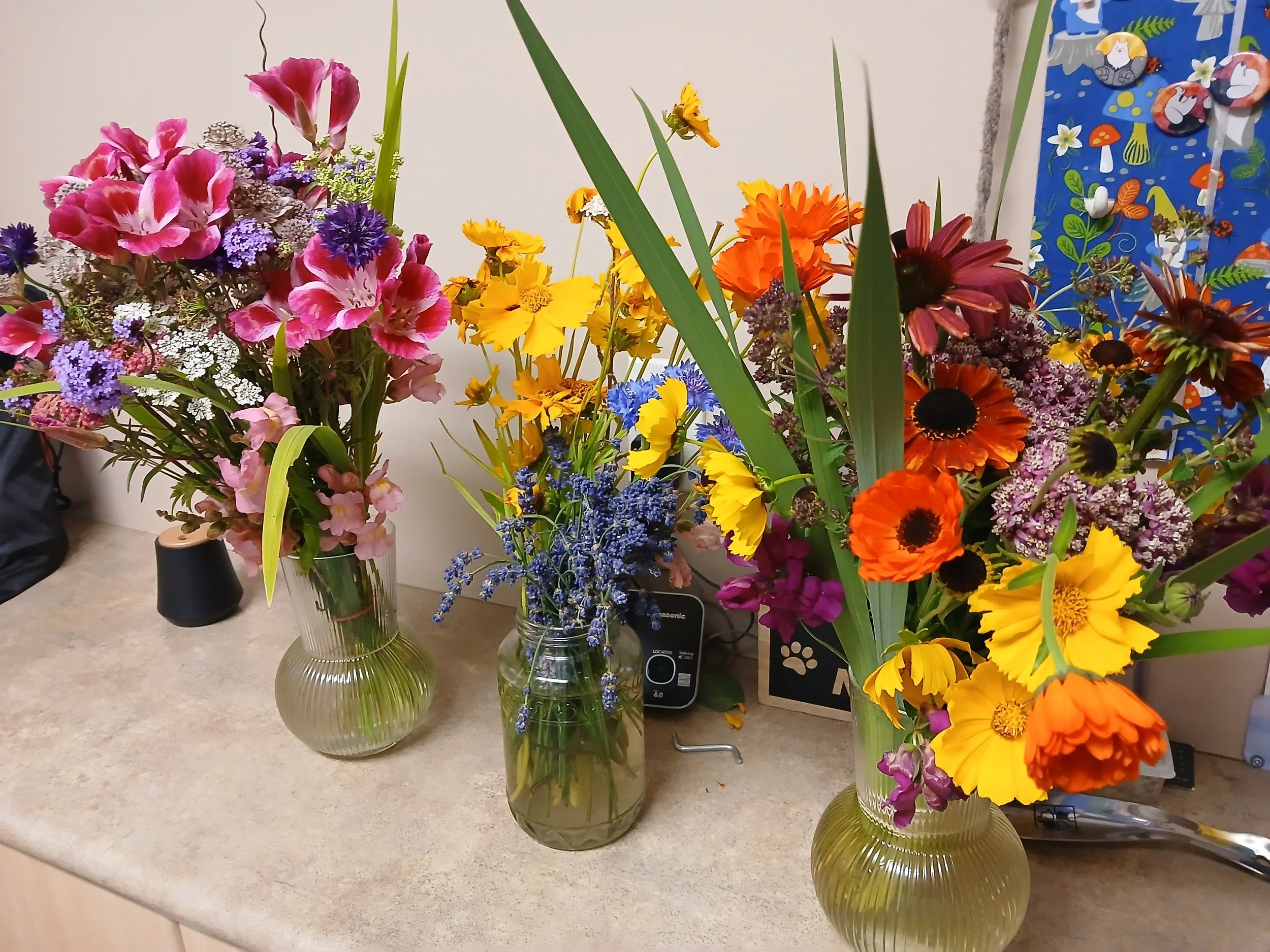 late June bouquets