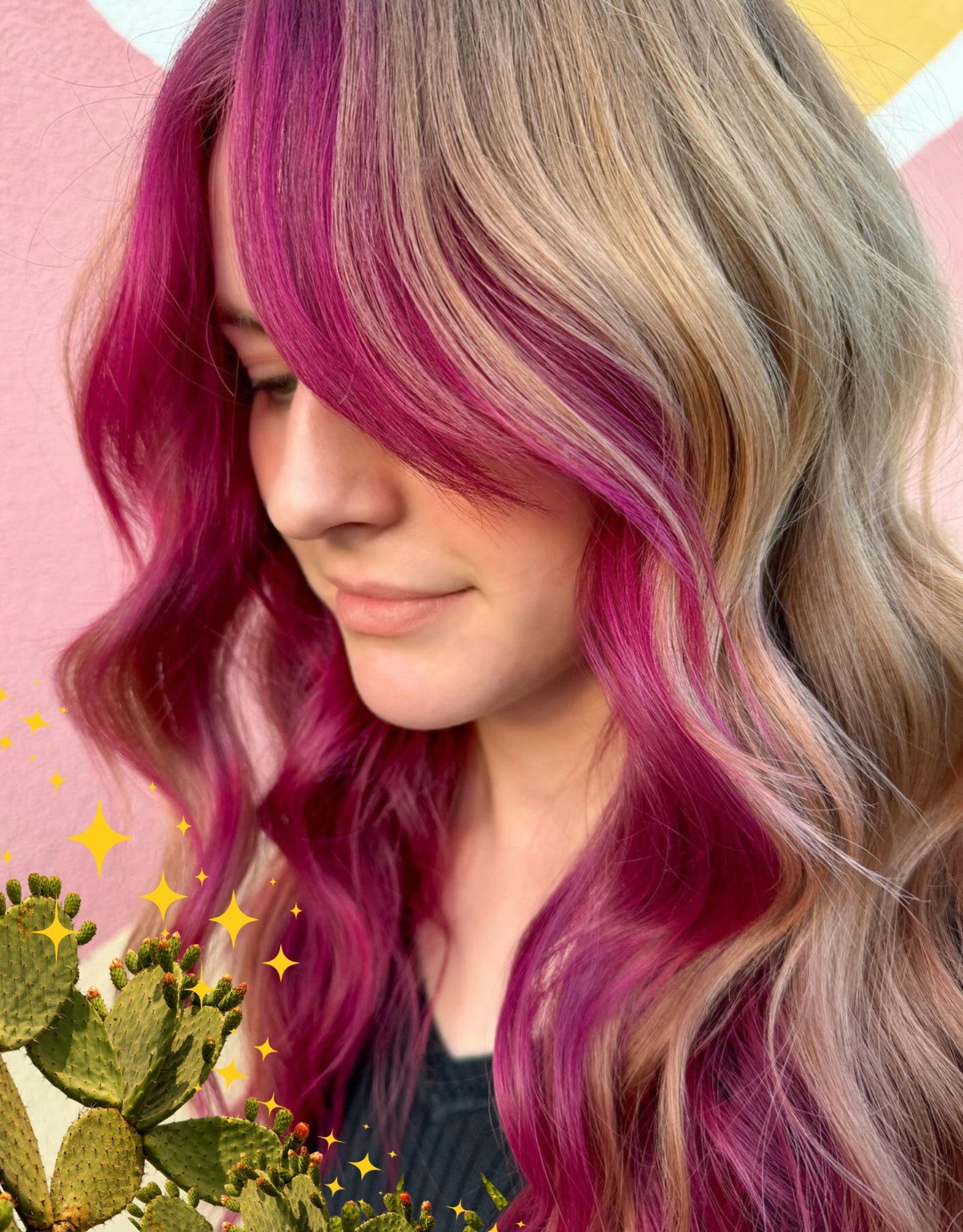 A hint of pink mingling with gorgeous blonde locks, creating a look that's pure artistry. Give @ariathelasthairbender a follow, she's freaking rad! Trust us 😉

*
*
*
*
*
#randco #randcocolor #randcolove #phoenixaz #phoenixazsalon #swoonsalon
