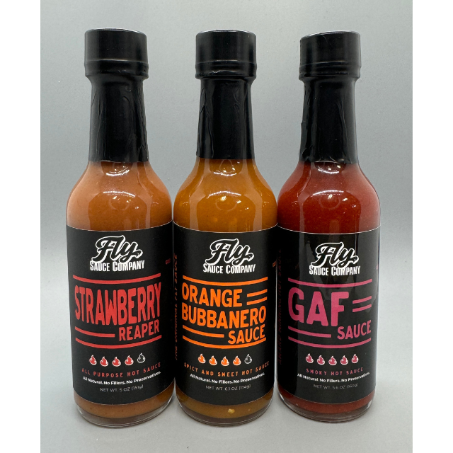 Fly Essential Hot Sauce 3-Pack