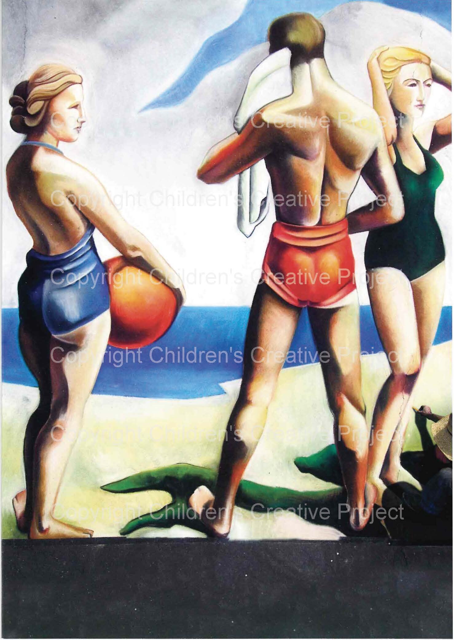 2010+Jay+Schwartz+inspired+by+Douglas+Parshall-Three+Figures+on+the+Beach%2C+1950+P-Michael+Brown-watermark.jpg