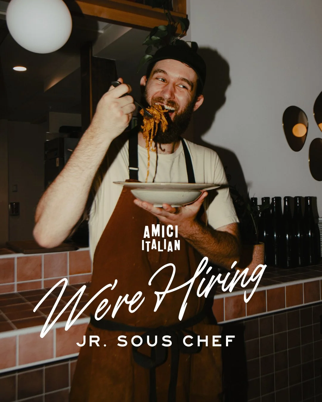We&rsquo;re looking for a Junior Sous Chef to join our Italian kitchen famiglia. If you&rsquo;ve got a passion for fresh ingredients, classic techniques, and a love for the line, we&rsquo;d love to meet you.⁠
⁠
Find the link in our bio to apply!