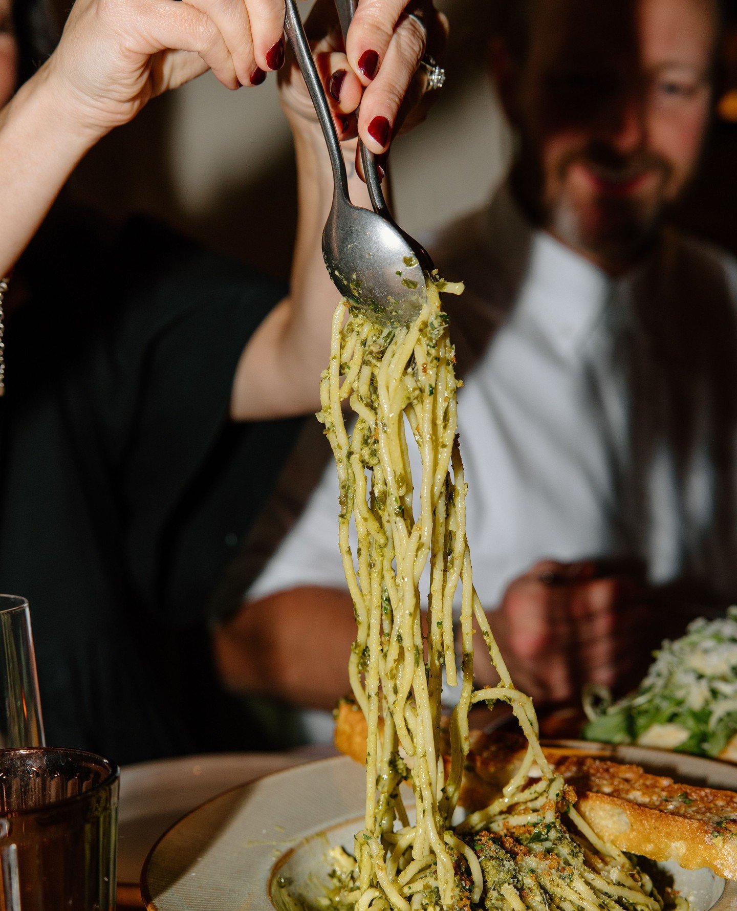 Sundays are better with a little extra comfort at the table, and $5 off pastas.
