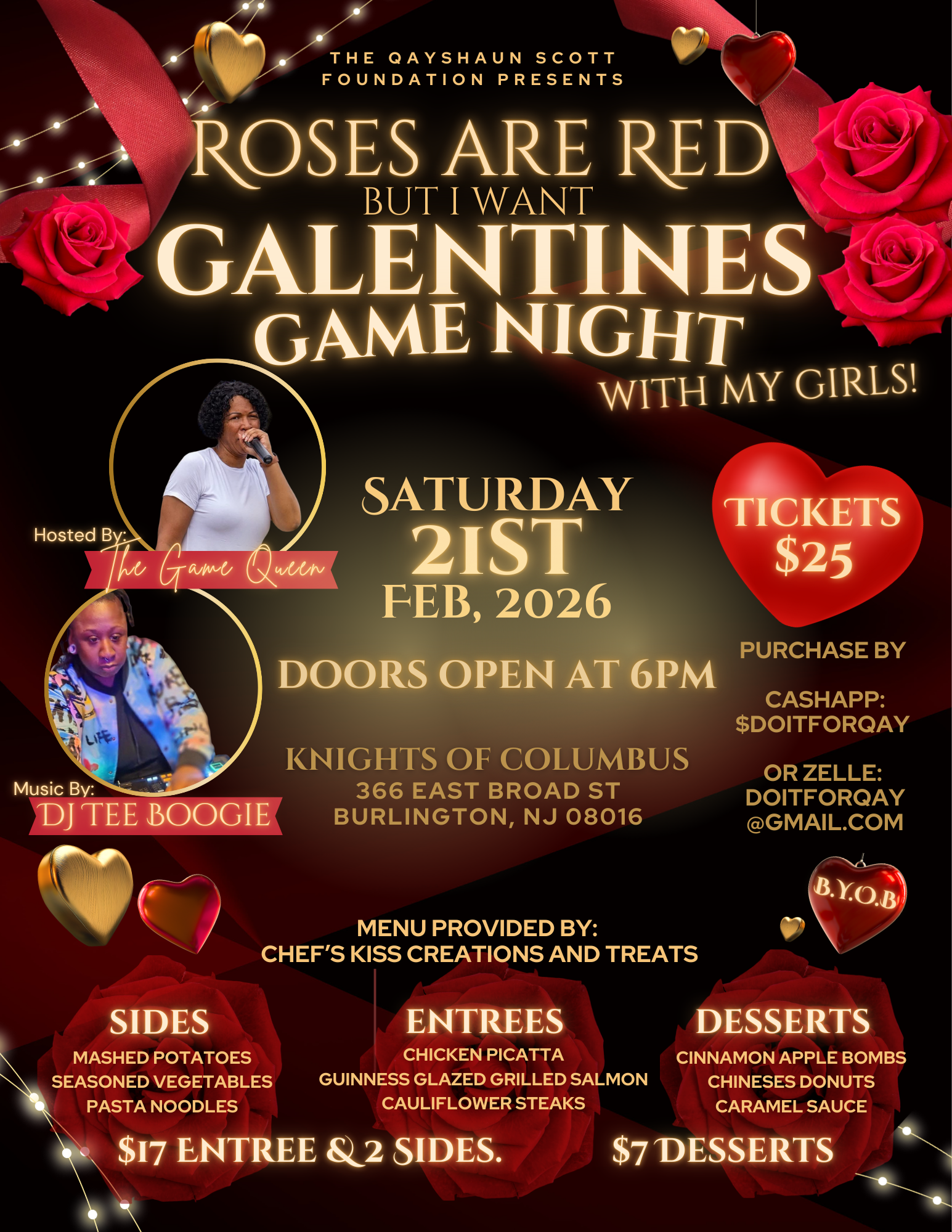 Qayshaun Scott Foundation Galantines Game Night