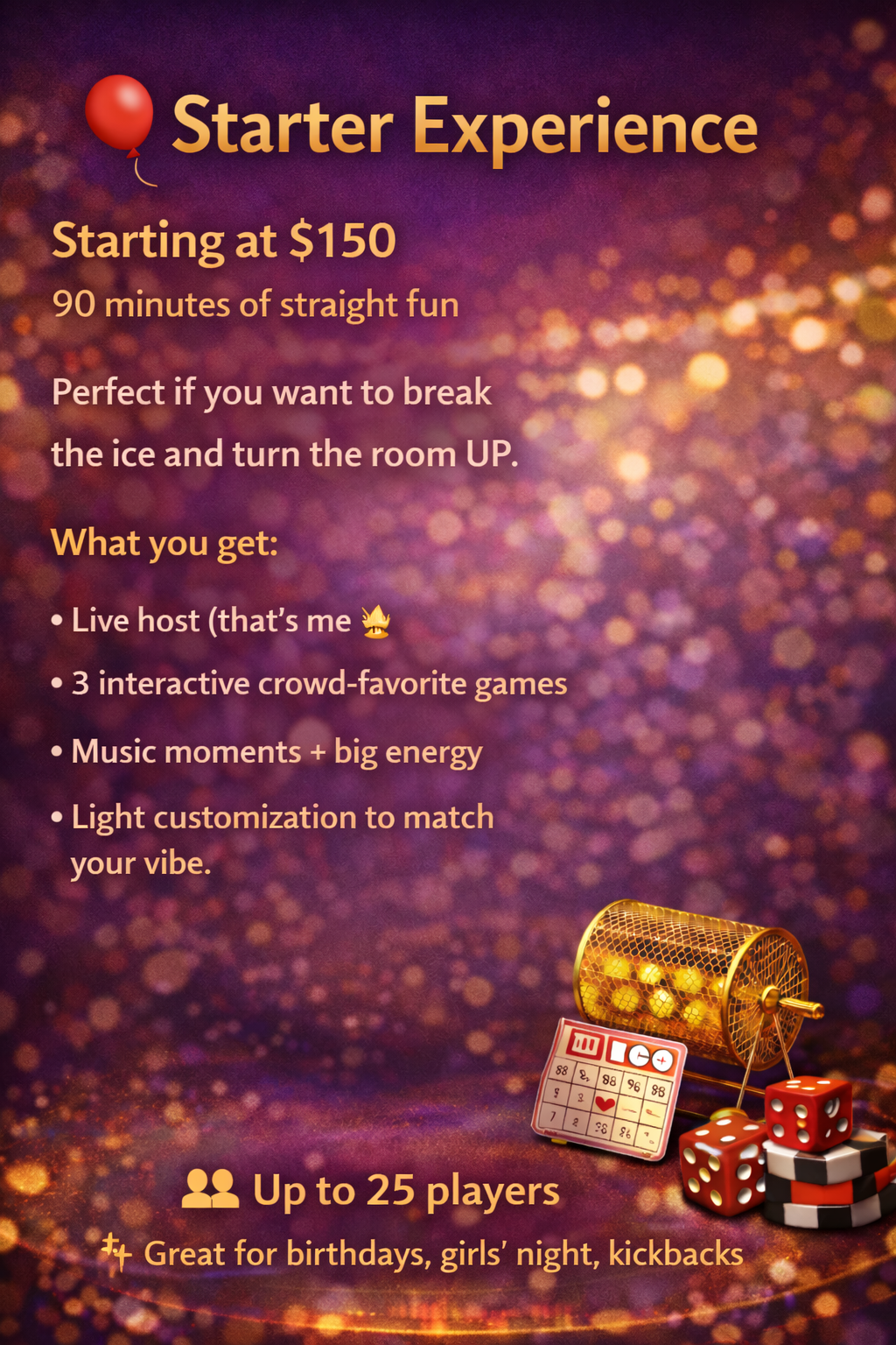 Game Queen Starter Package