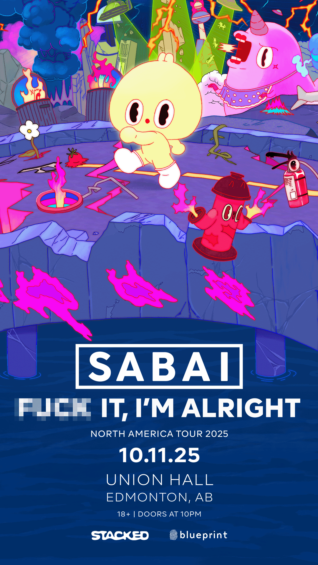 SABAI - I'm Alright Tour - October 11 @ Union Hall (Edmonton)