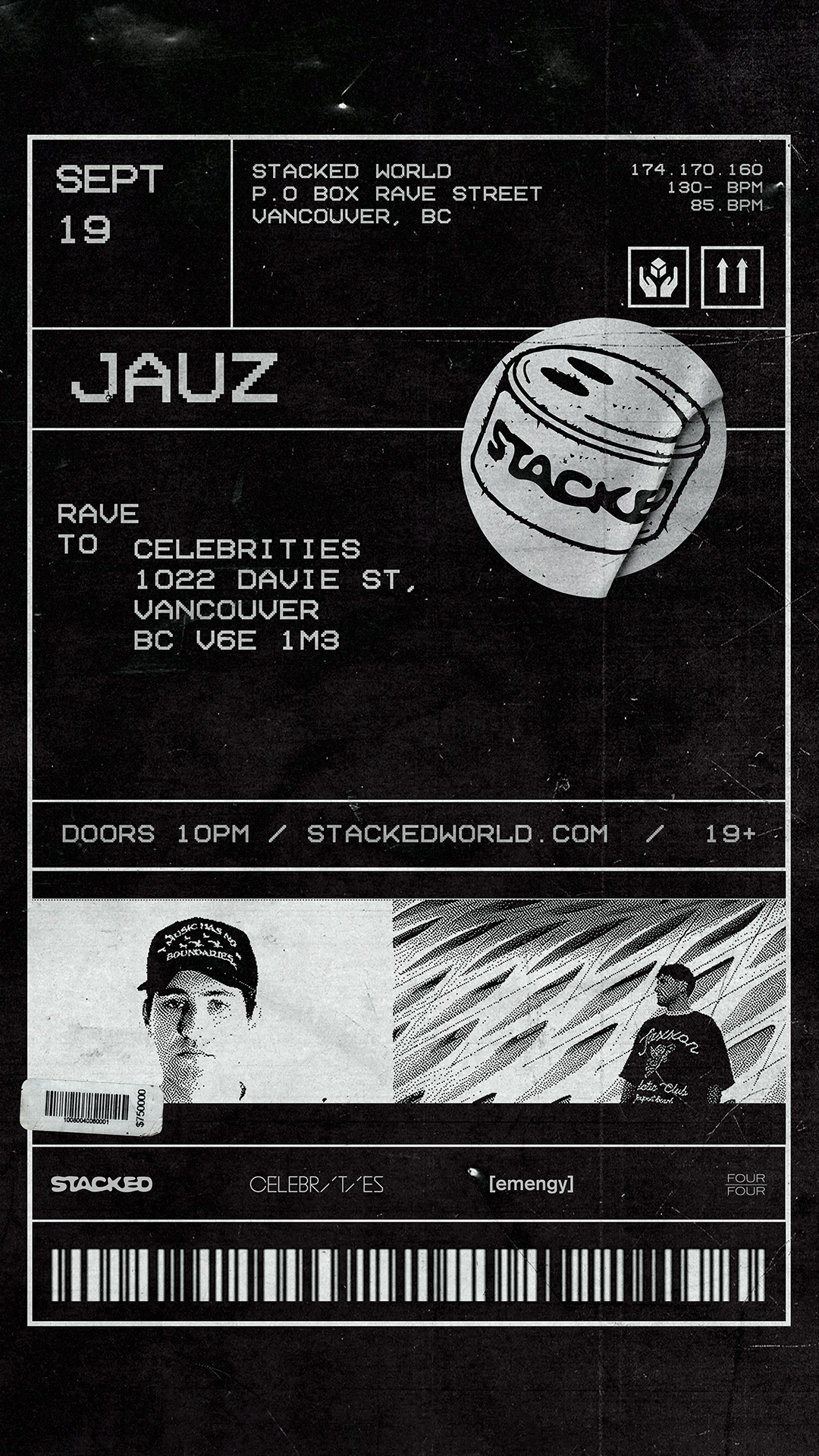 Stacked pres. JAUZ