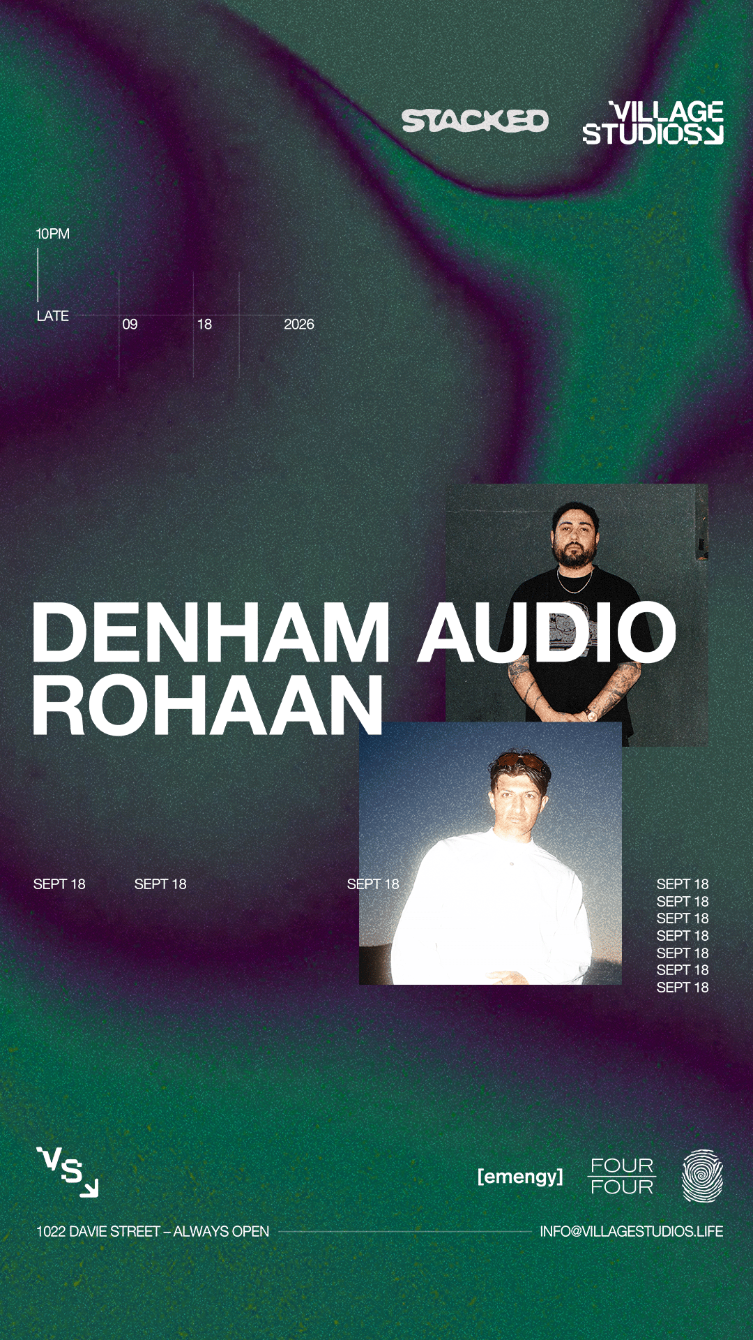 STACKED pres. DENHAM AUDIO &amp; ROHAAN