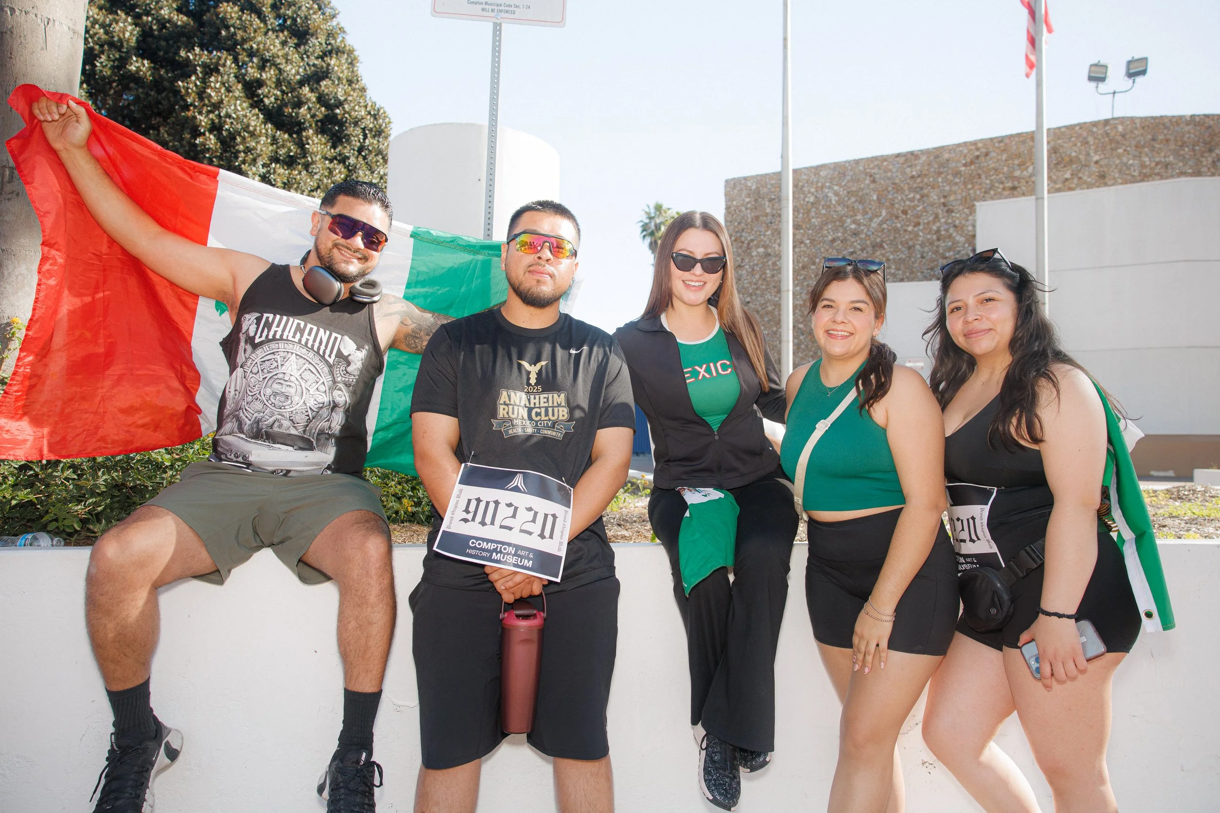 The people of Compton were outside, proud of their city and their origins. They refuse to take the threat of ice lying down.