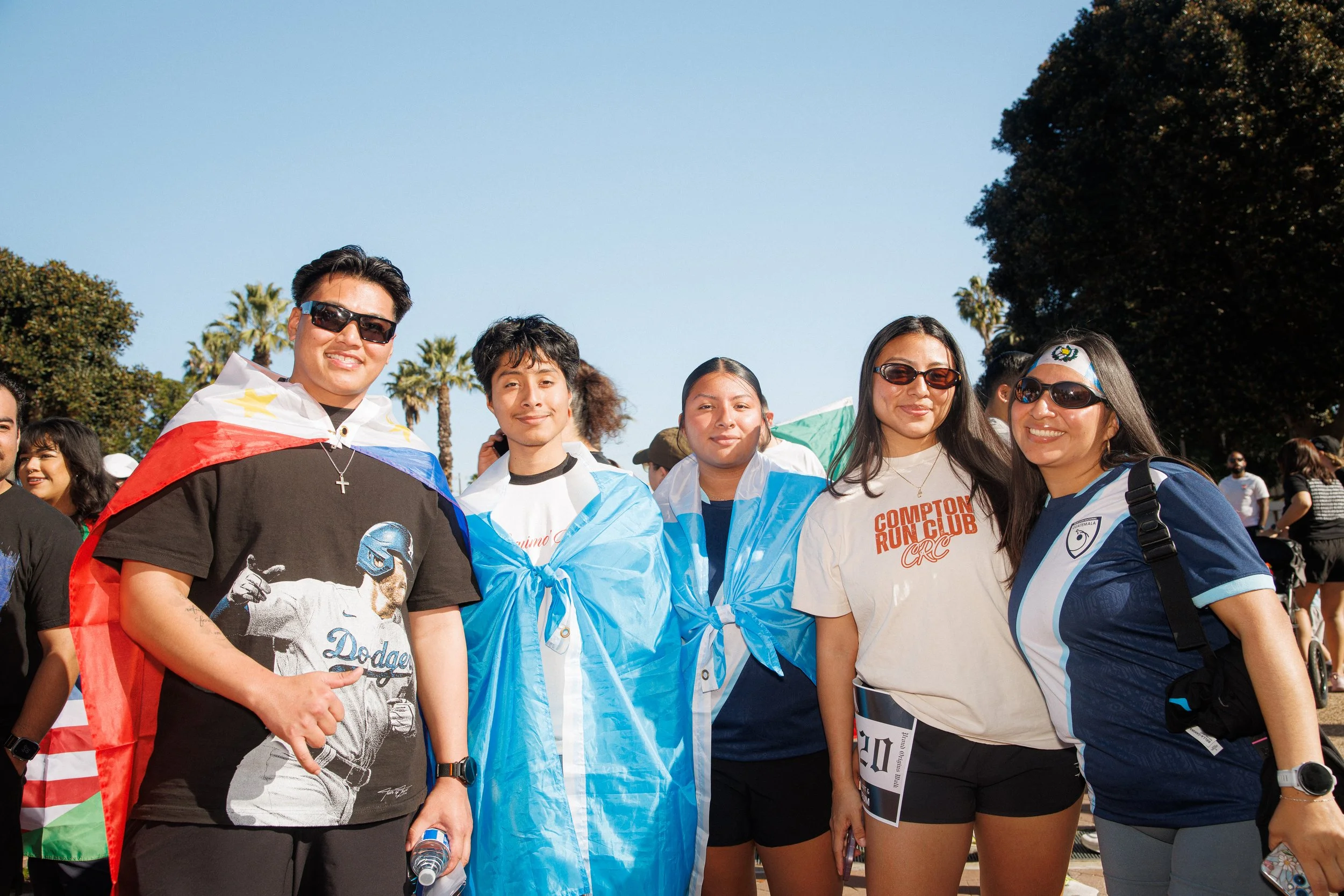 The people of Compton were outside, proud of their city and their origins. They refuse to take the threat of ice lying down.