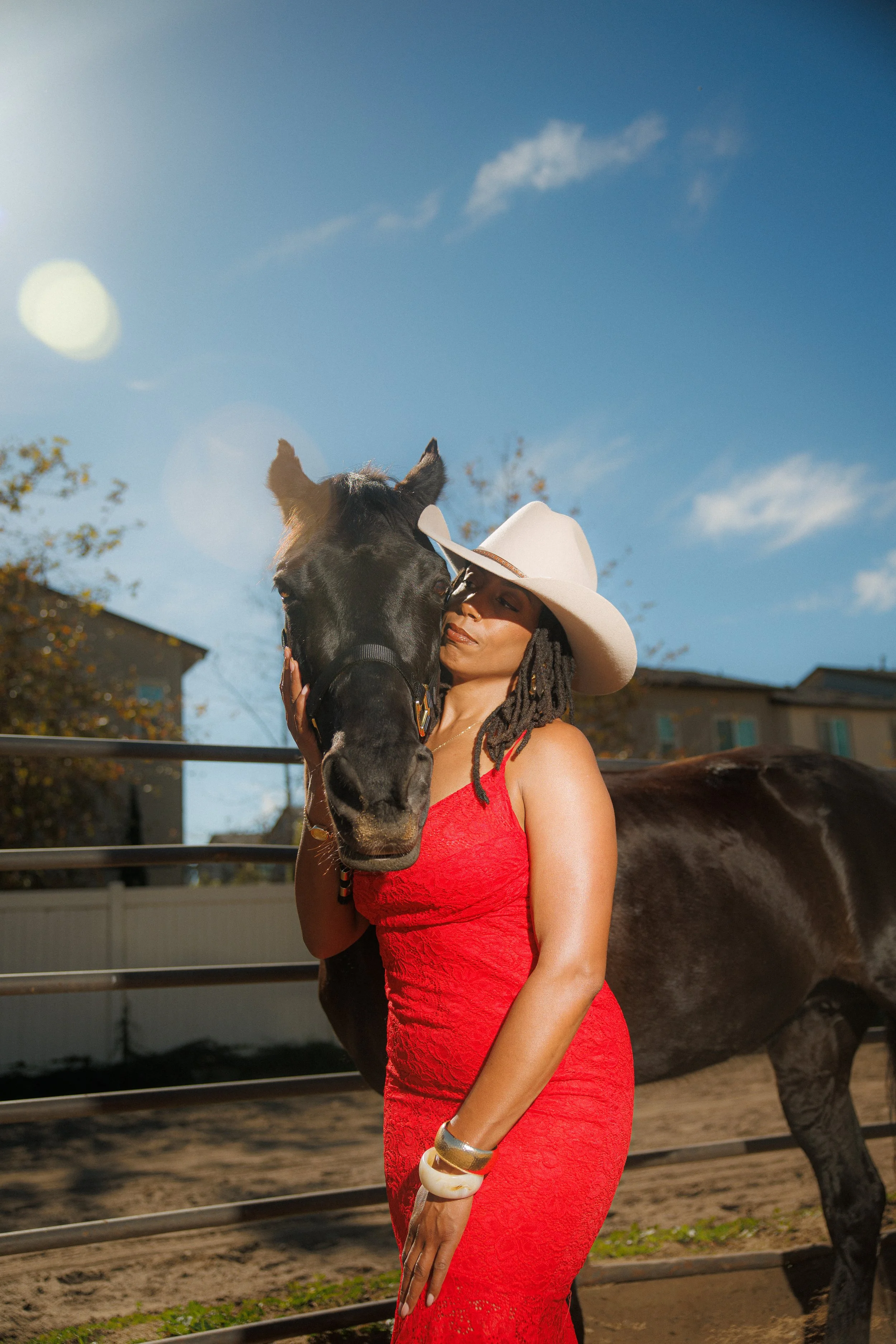 The Rose & Her Steed.