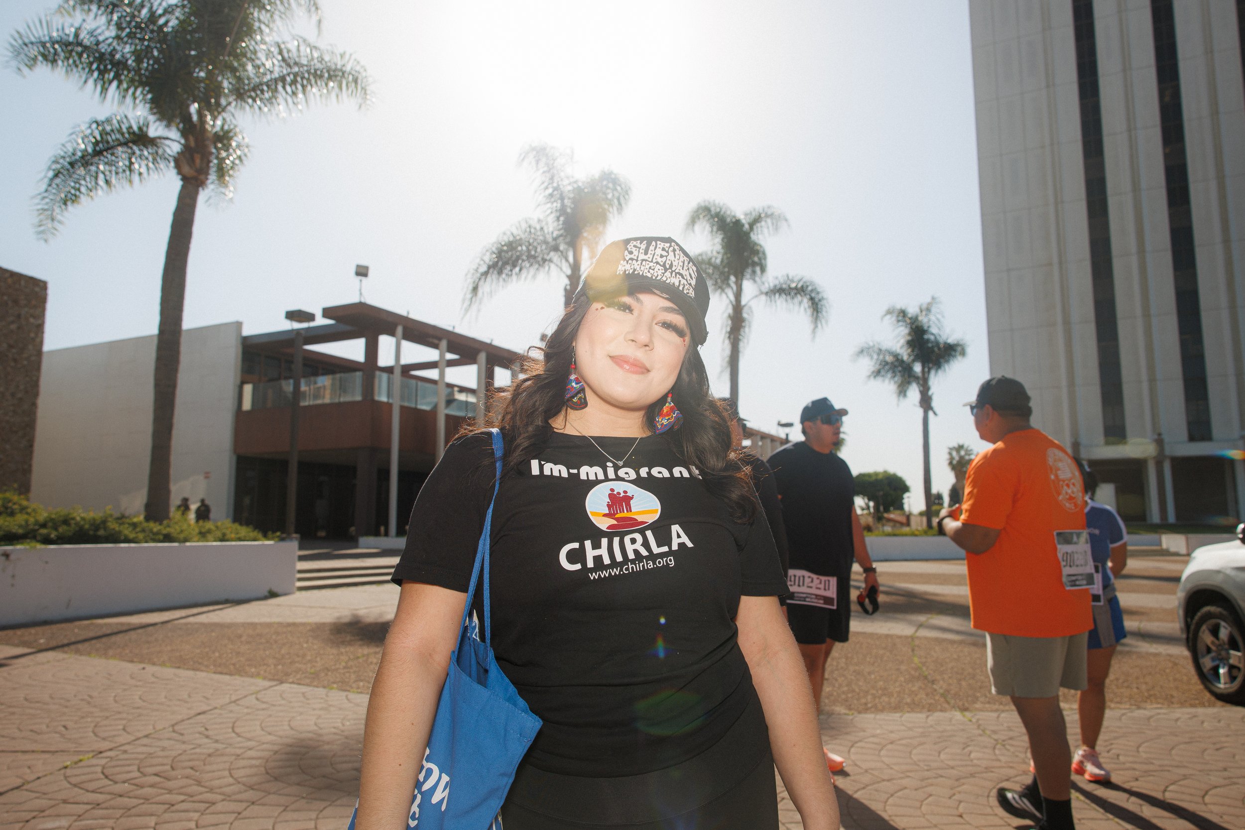 The people of Compton were outside, proud of their city and their origins. They refuse to take the threat of ice lying down.