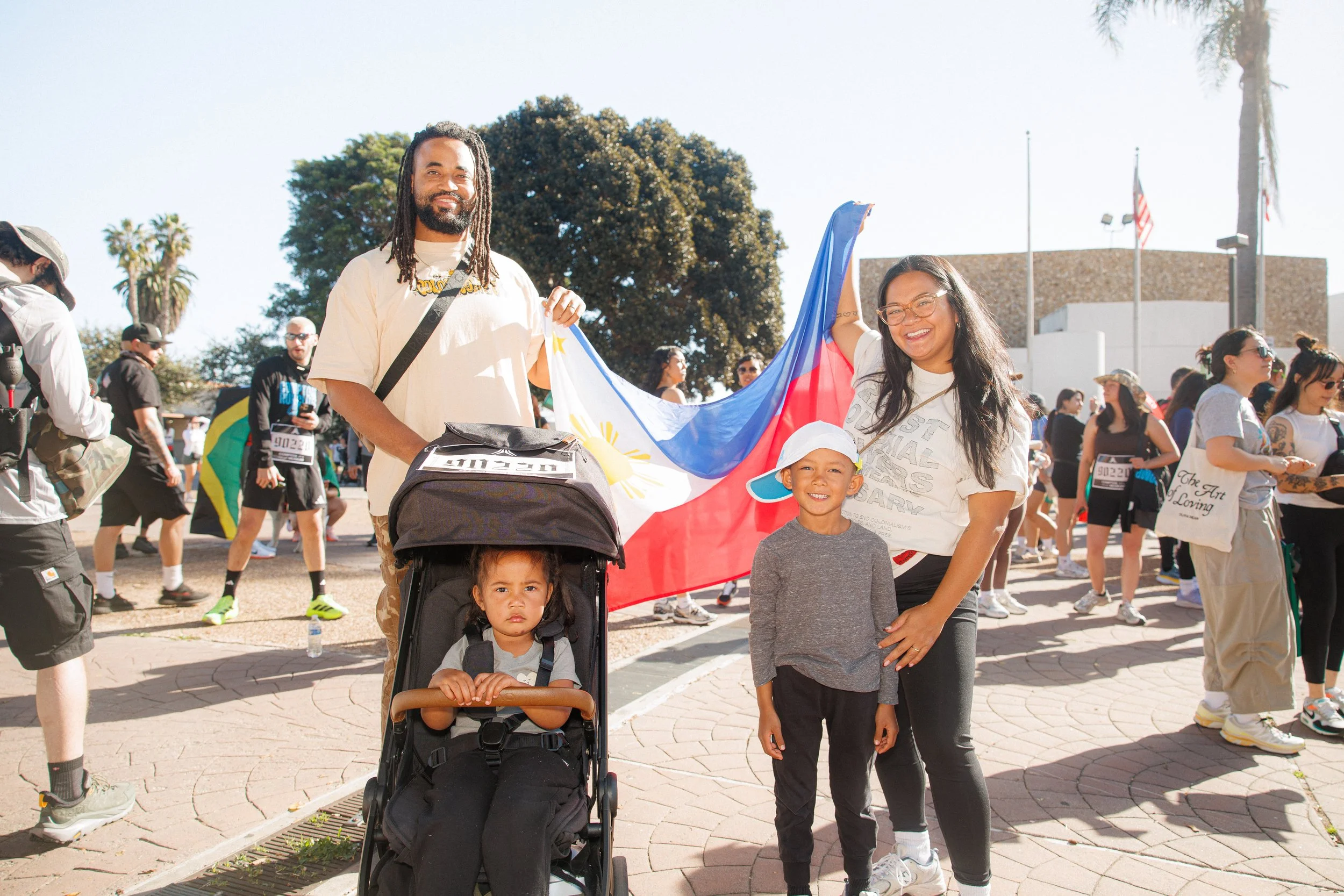 The people of Compton were outside, proud of their city and their origins. They refuse to take the threat of ice lying down.