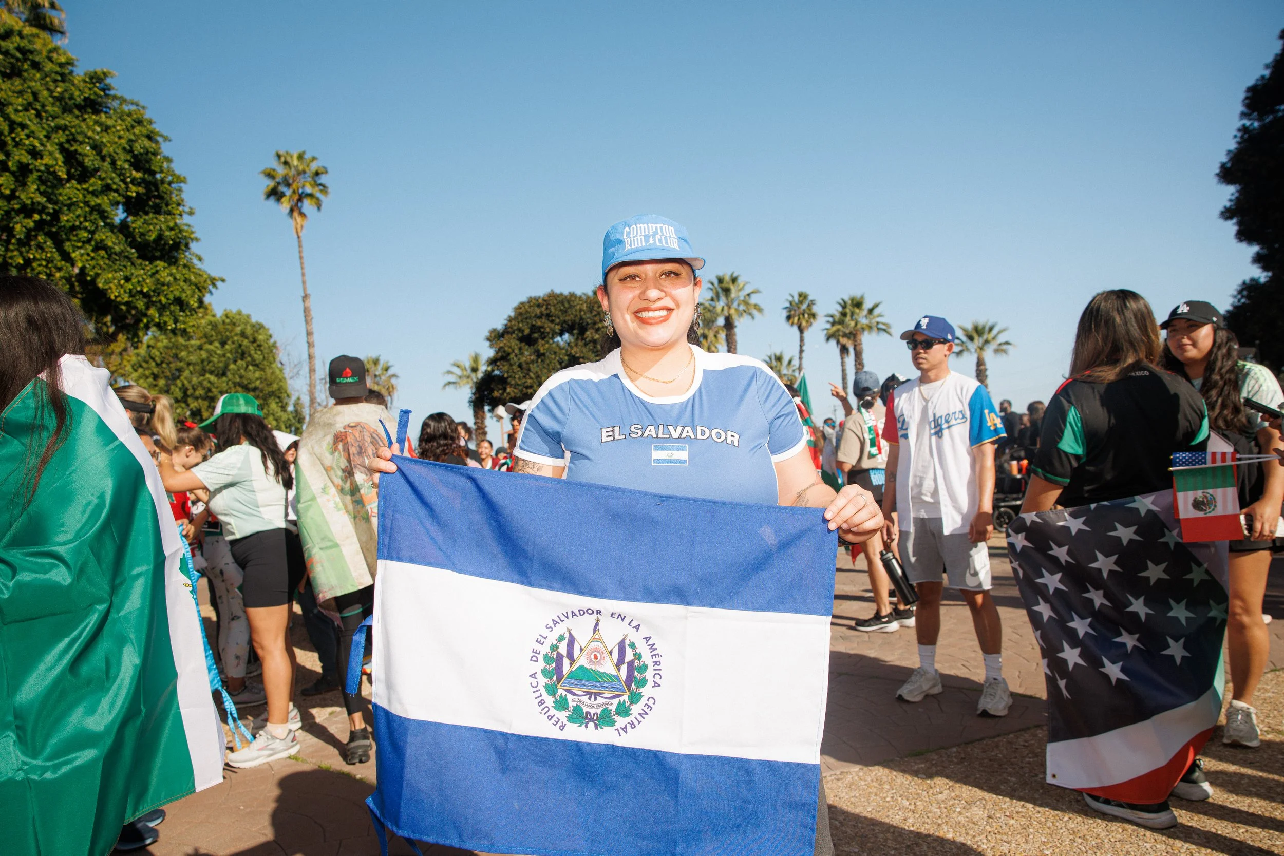 The people of Compton were outside, proud of their city and their origins. They refuse to take the threat of ice lying down.