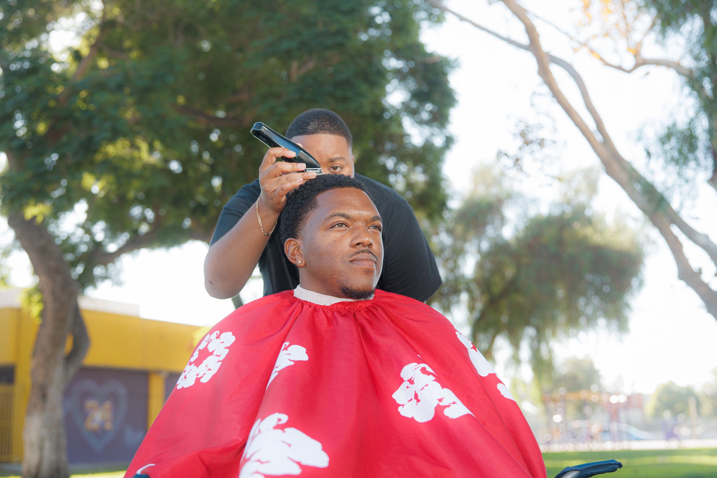 LJ and Jaylan. The Power of a Barber.