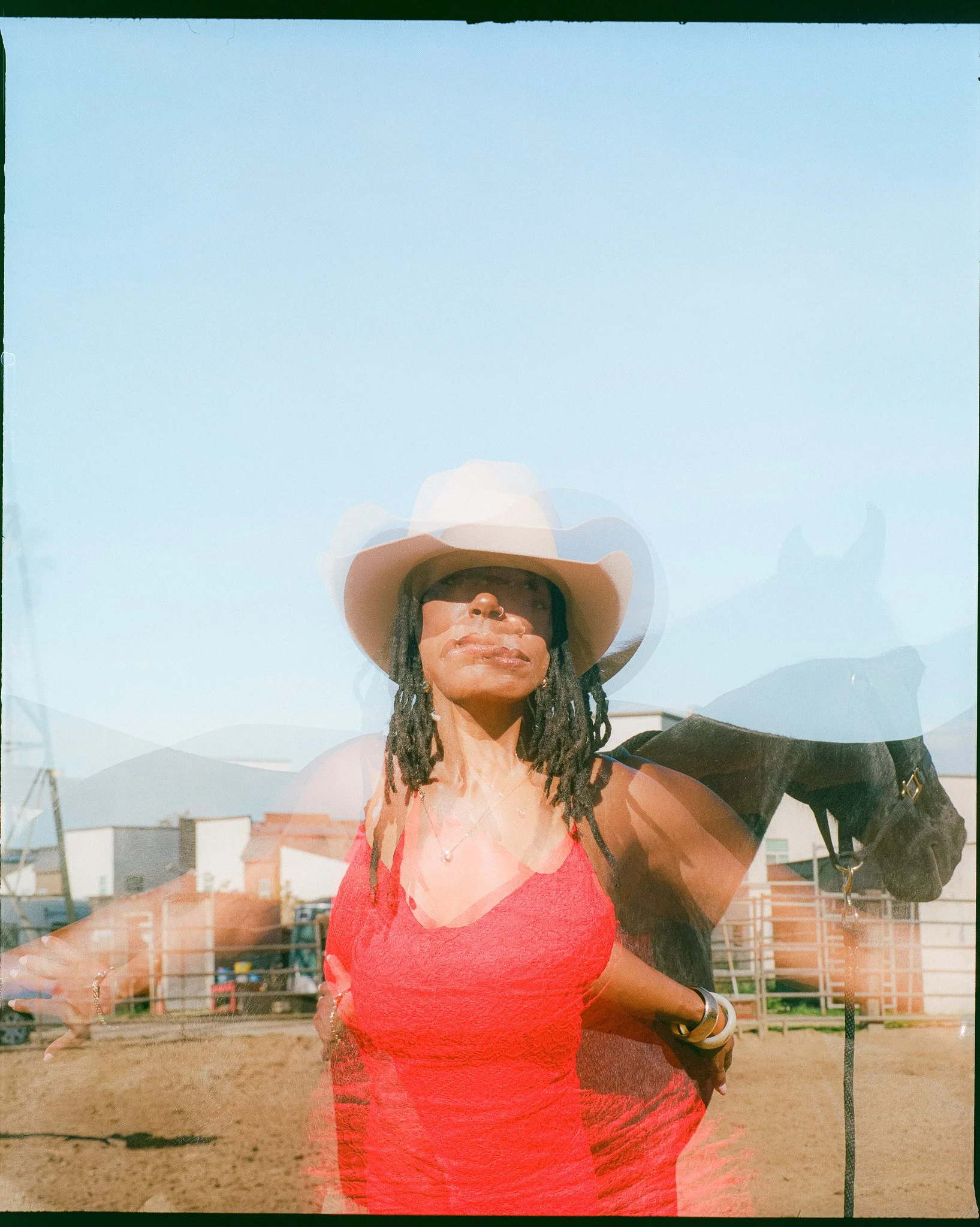 "The Rose & Her Steed" is likely a top-3 shoot-on-film for me. This was my first triple exposure, and I love how the shot turned out. This is THE shot for me. This shot feels like it needs to see a museum wall.