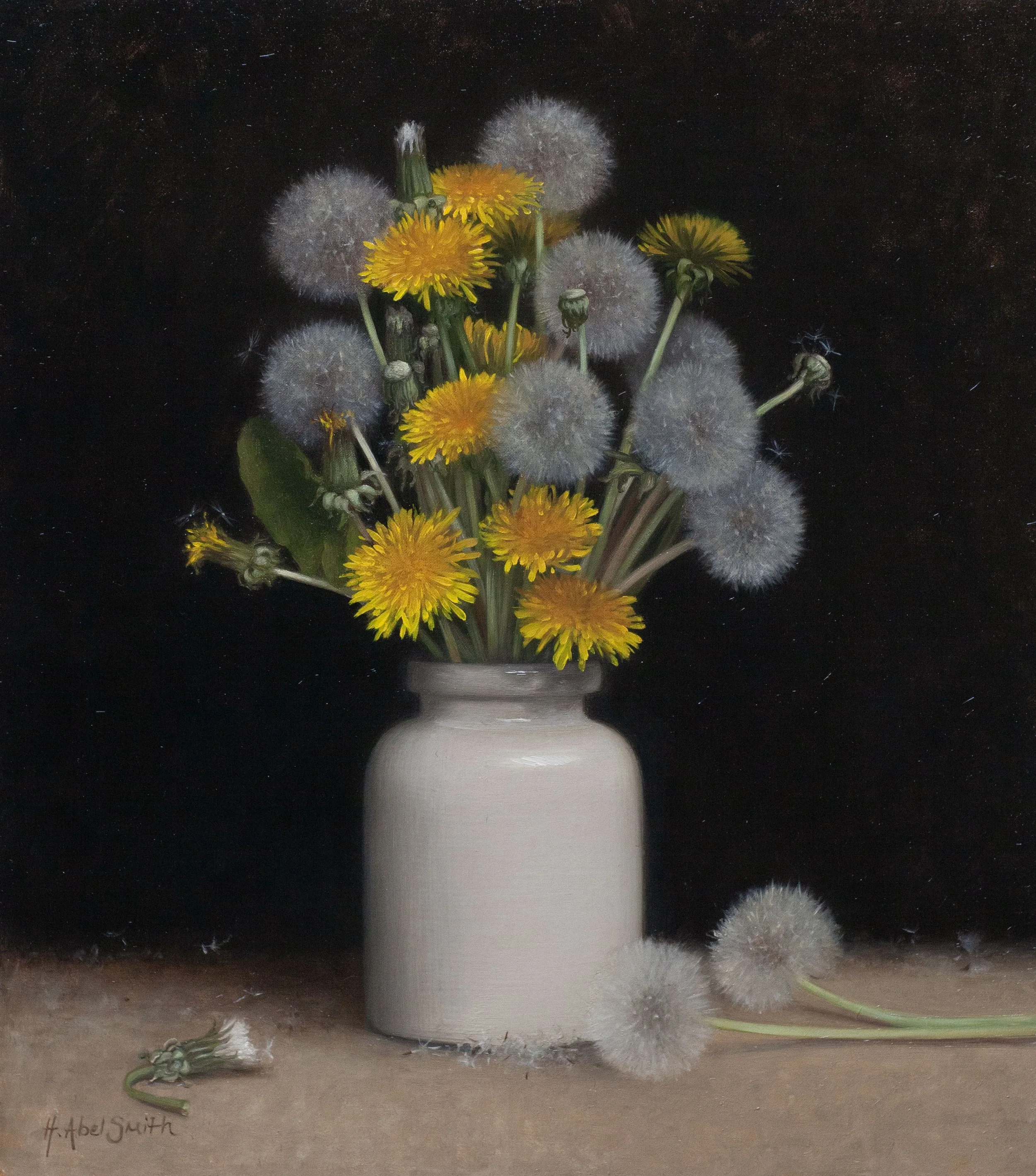 'Dandelions', 14 x 16 inches, oil on canvas, £2900 inc VAT