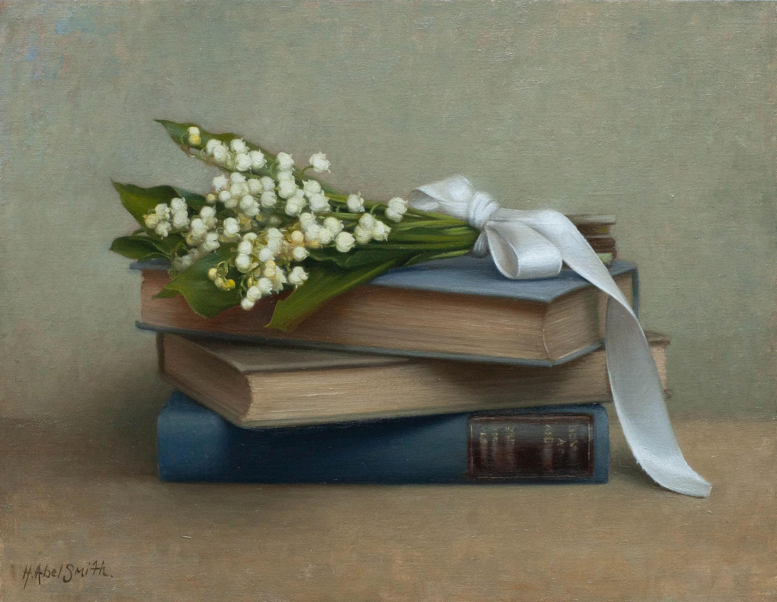 'Lily of the Valley', 14 x 11 inches, oil on canvas, £2200 inc VAT SOLD