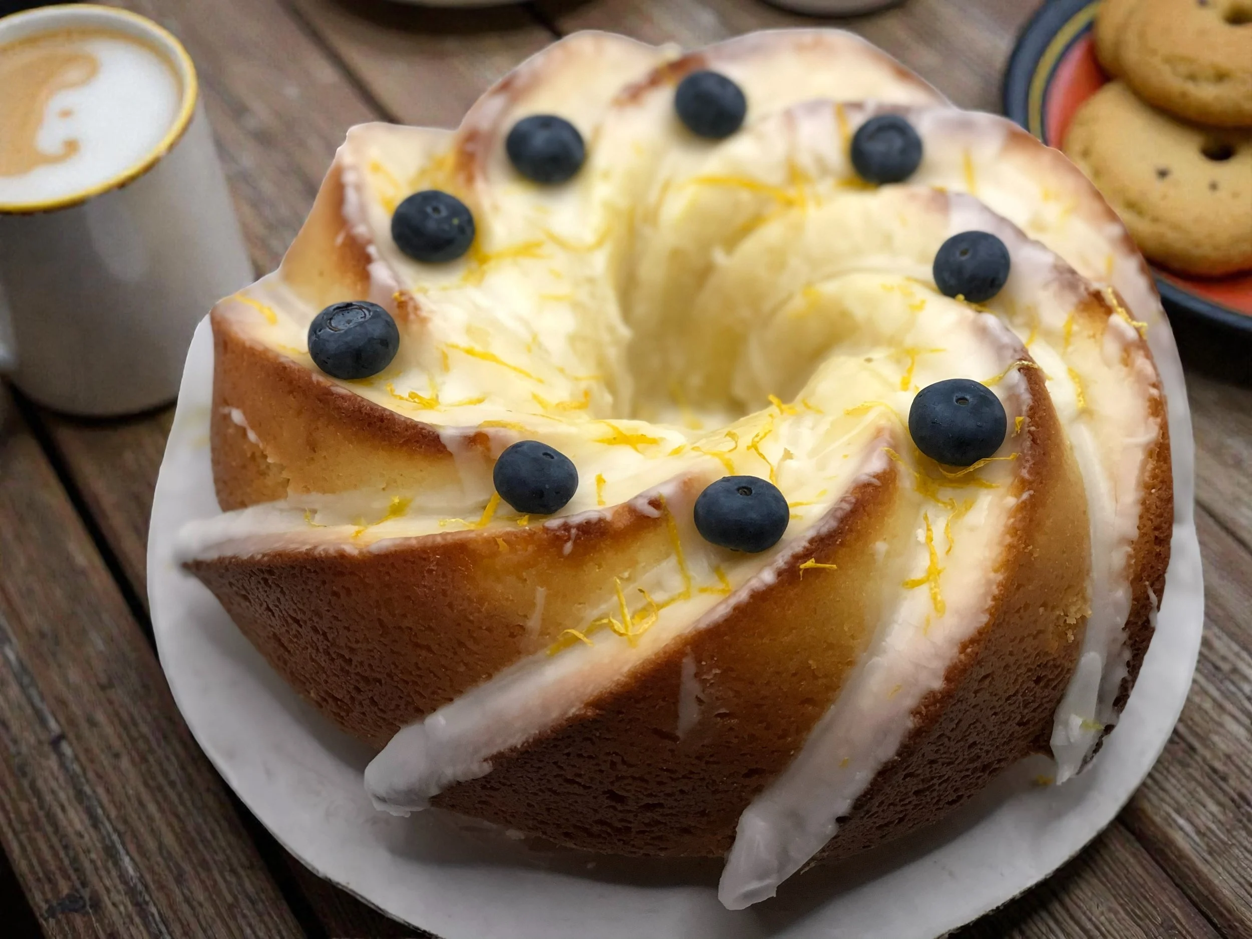 LEMON BLUEBERRY BUNDT CAKE