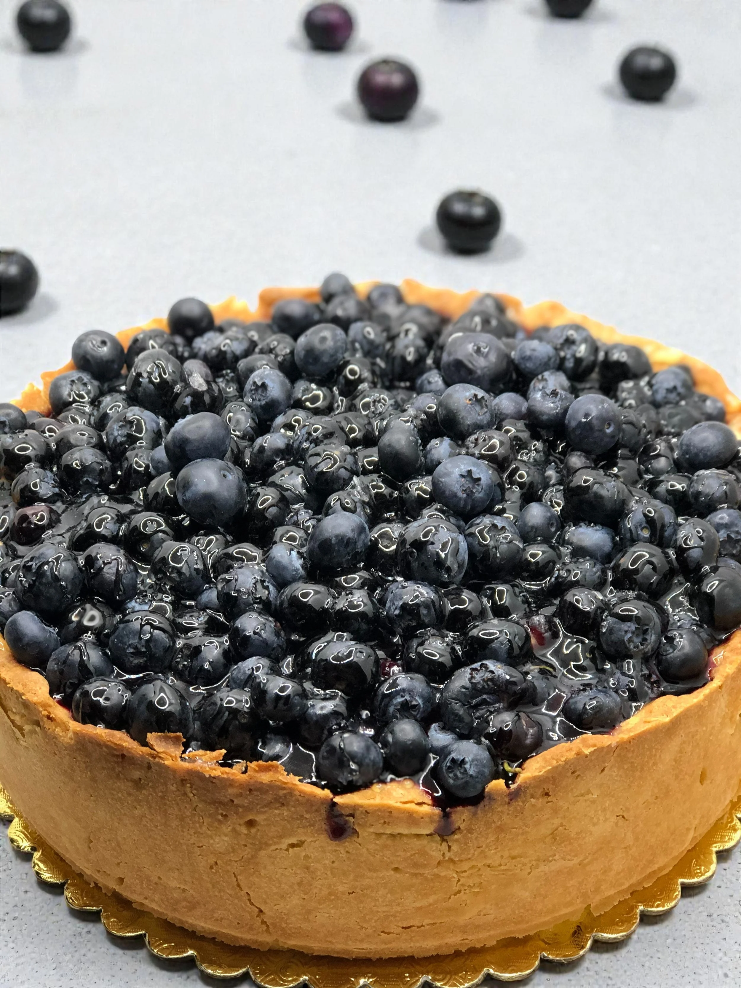 LEMON BLUEBERRY CHESEECAKE