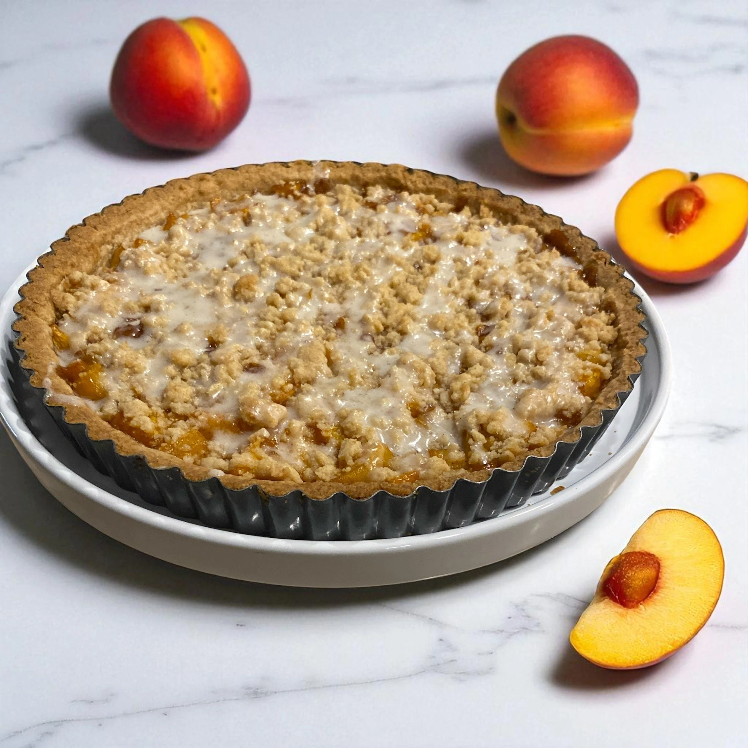 4 " BROWN BUTTER PEACH TART