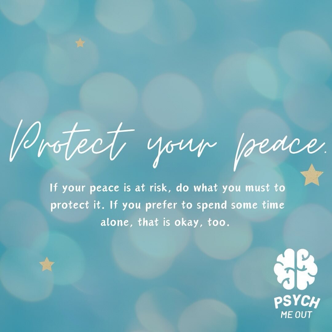 Though the holidays can be a time to catch up with family, friends, and other loved ones, it&rsquo;s okay to spend some time alone, too. Don&rsquo;t feel obligated to jeopardize your peace. Take this time to prioritize yourself as well.