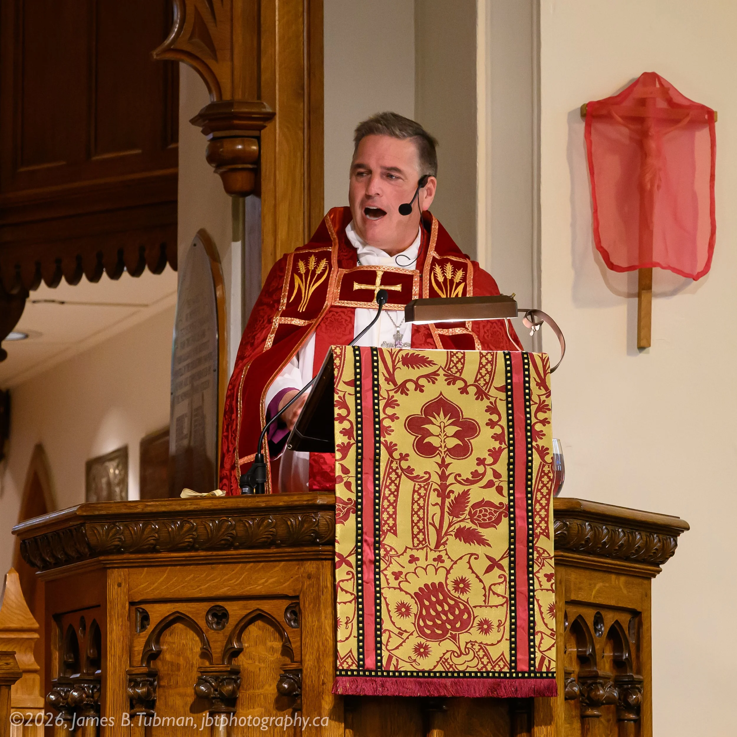 Bishop Michael Hawkins.