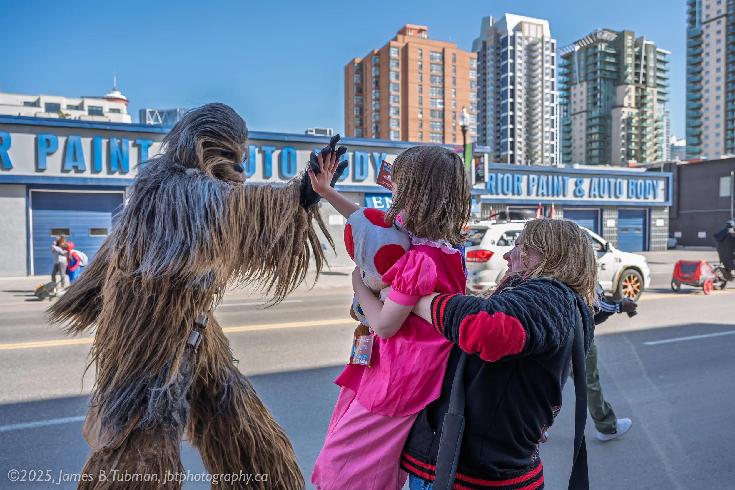 Chewbacca High-Fives Ruby