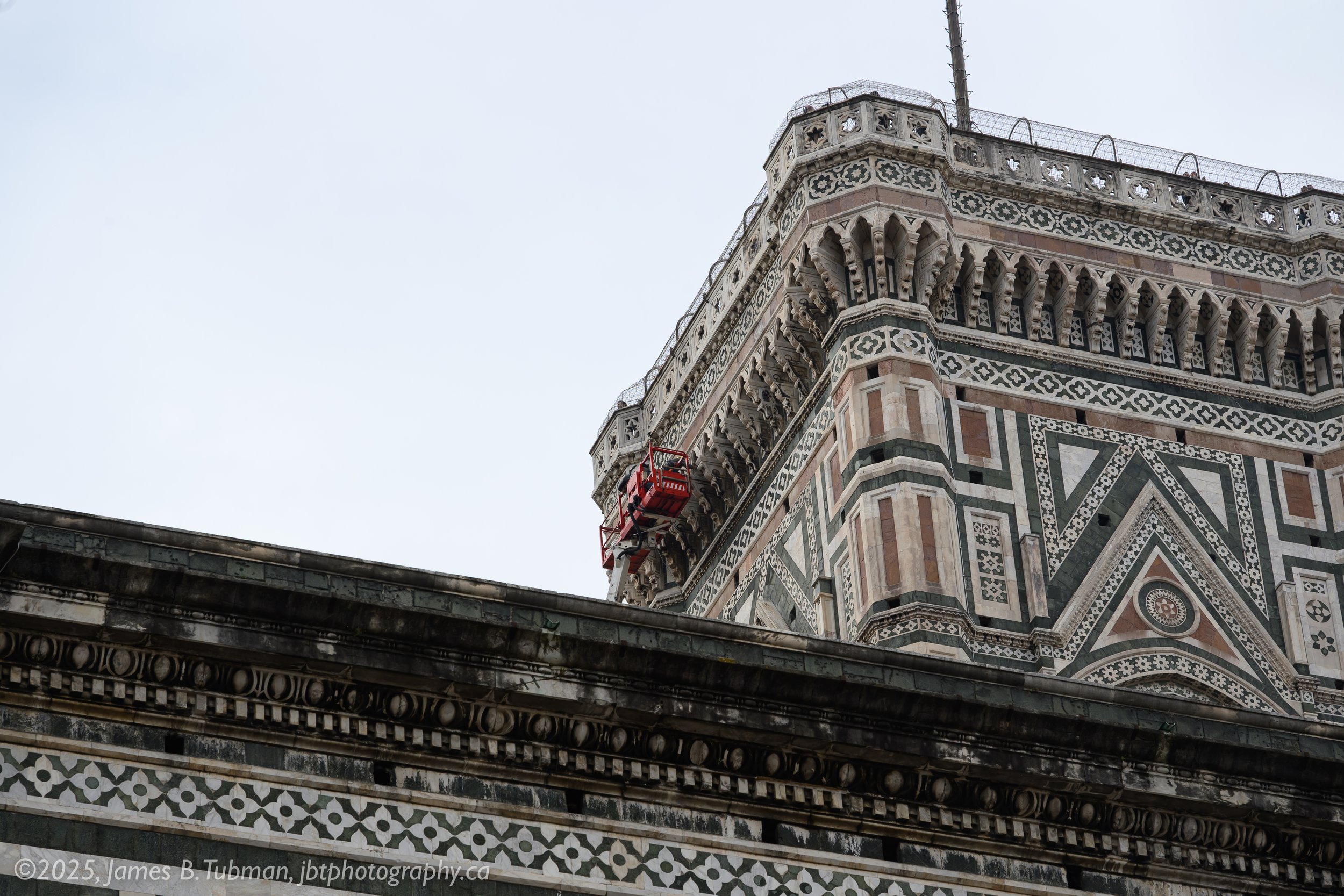 Bell Tower Repairs at the Catterale di Santa Maria del Fiore