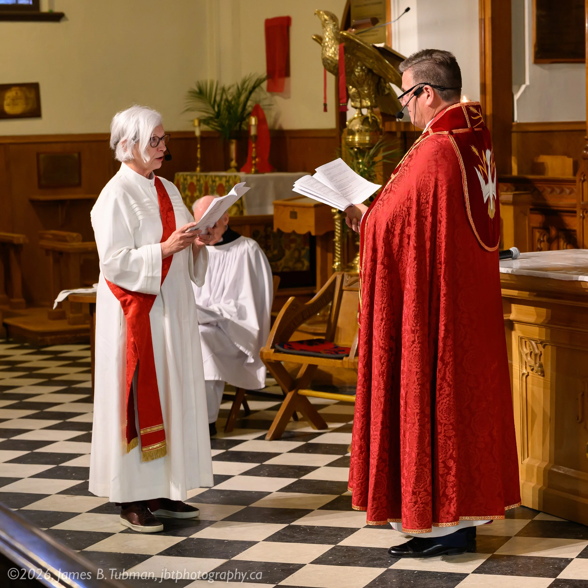 The Deacon asks the Bishop to renew his commitment to the service of the people of God in the Diocese of Calgary.