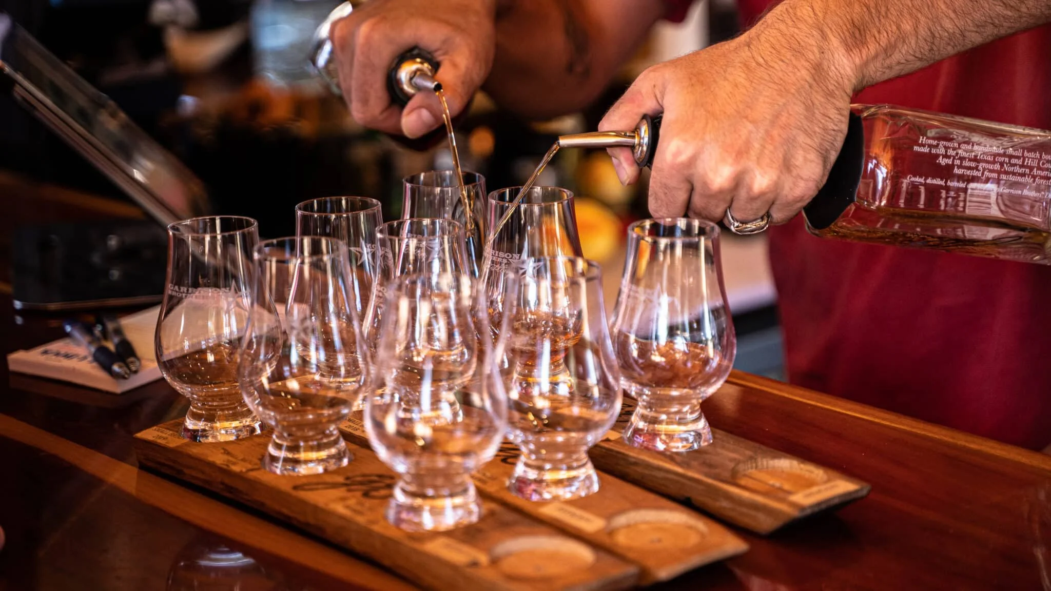 Garrison Brothers Distillery cowboy release pour.jpg