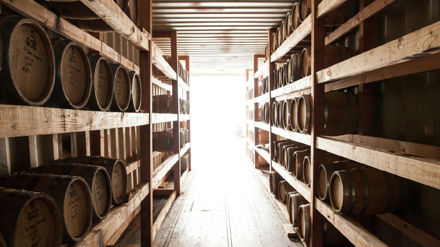 Maverick Whiskey barrel warehouse corridor.jpg