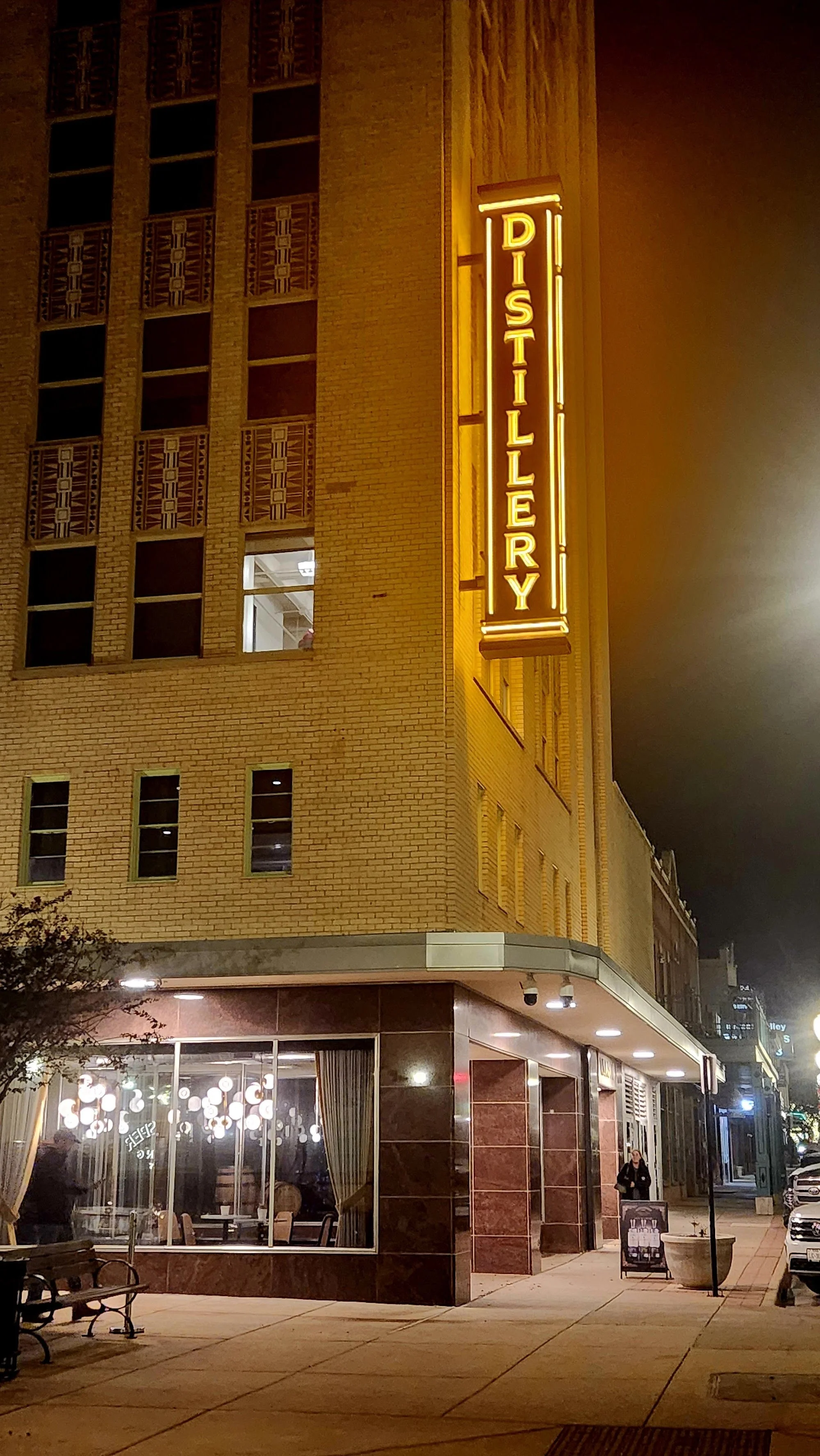 Hush and Whisper Distilling distillery night exterior.jpg