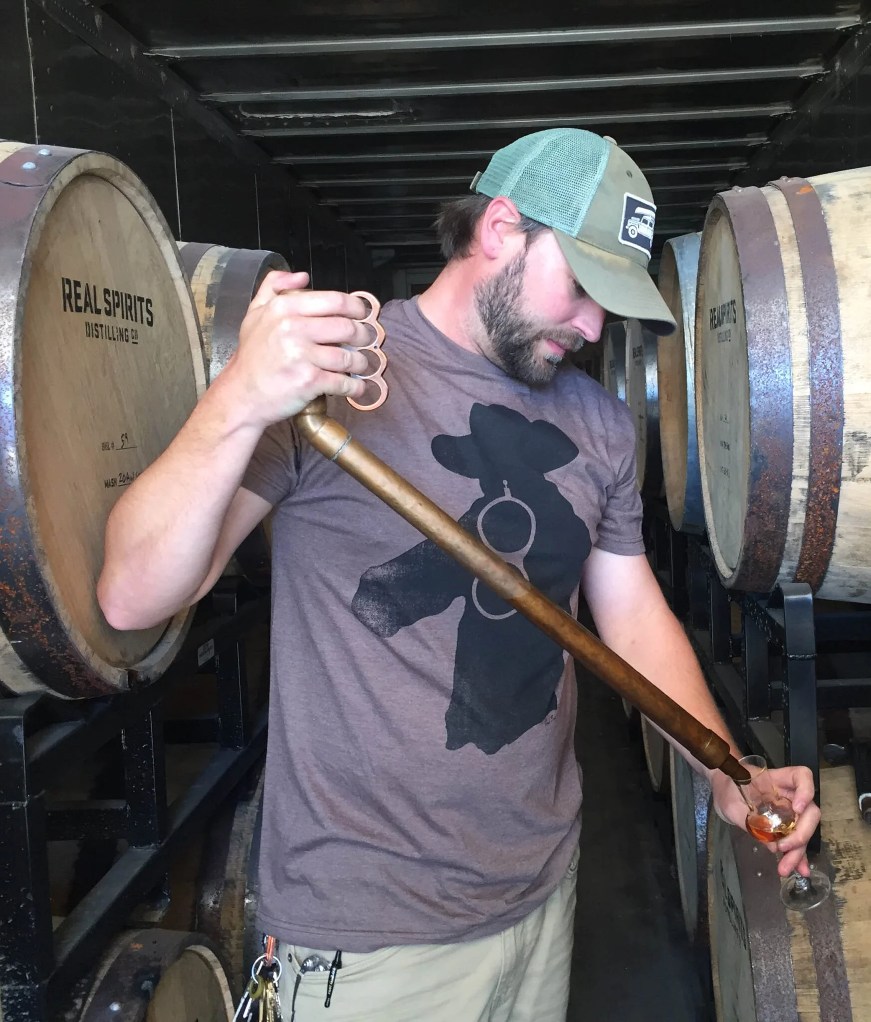Real Spirits Distilling Co whiskey thief production.jpg