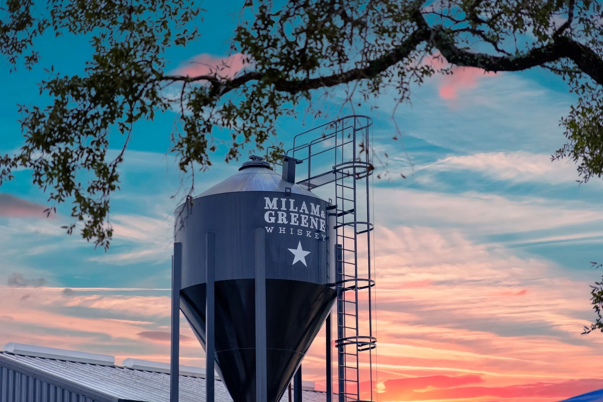 Milam and Greene water tower sunset.jpg