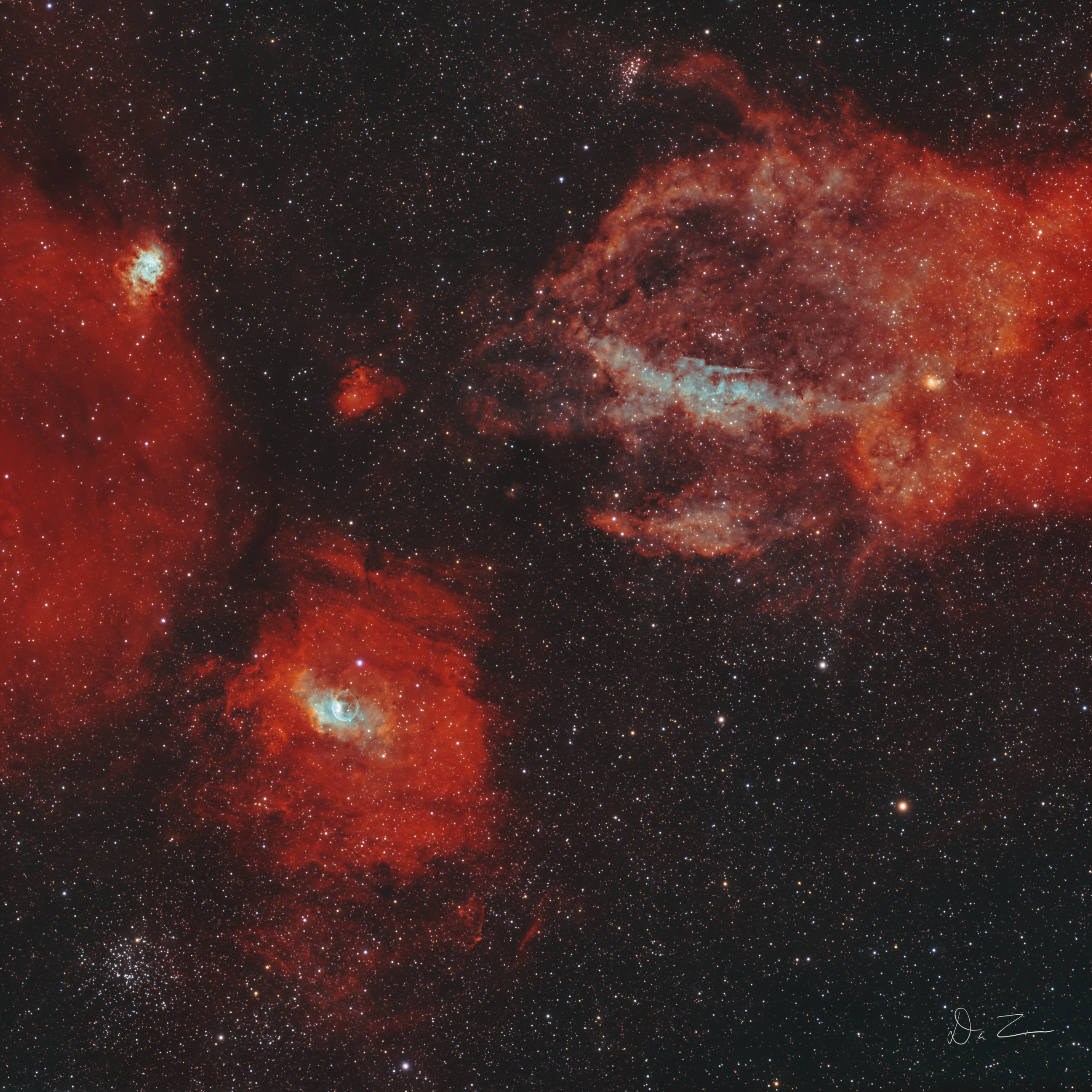 NGC7635 - Bubble and Lobster Claw